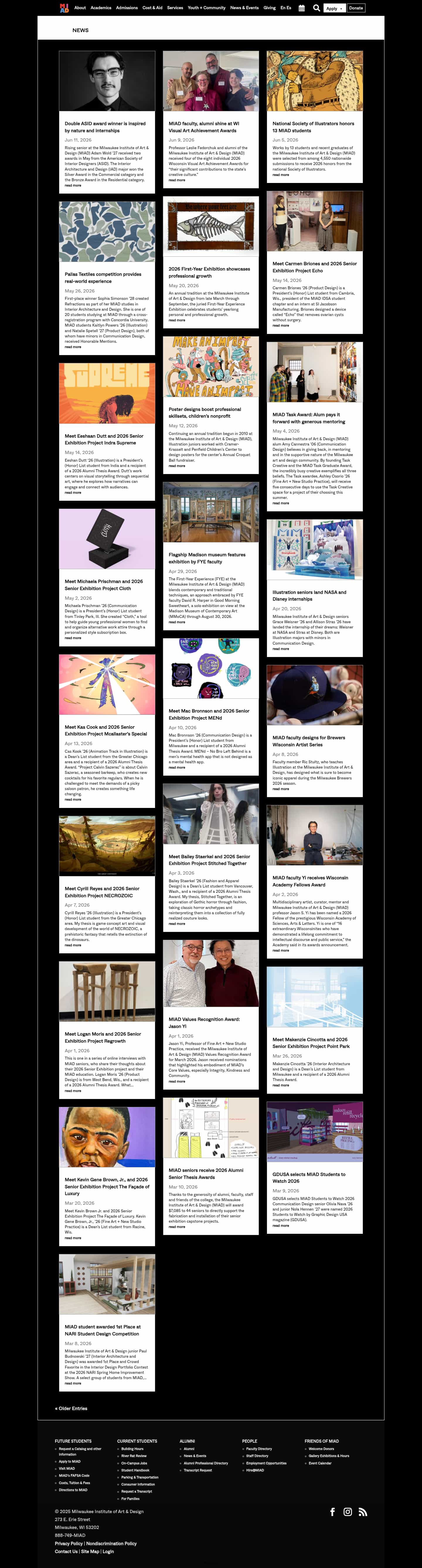 Latest website image capture