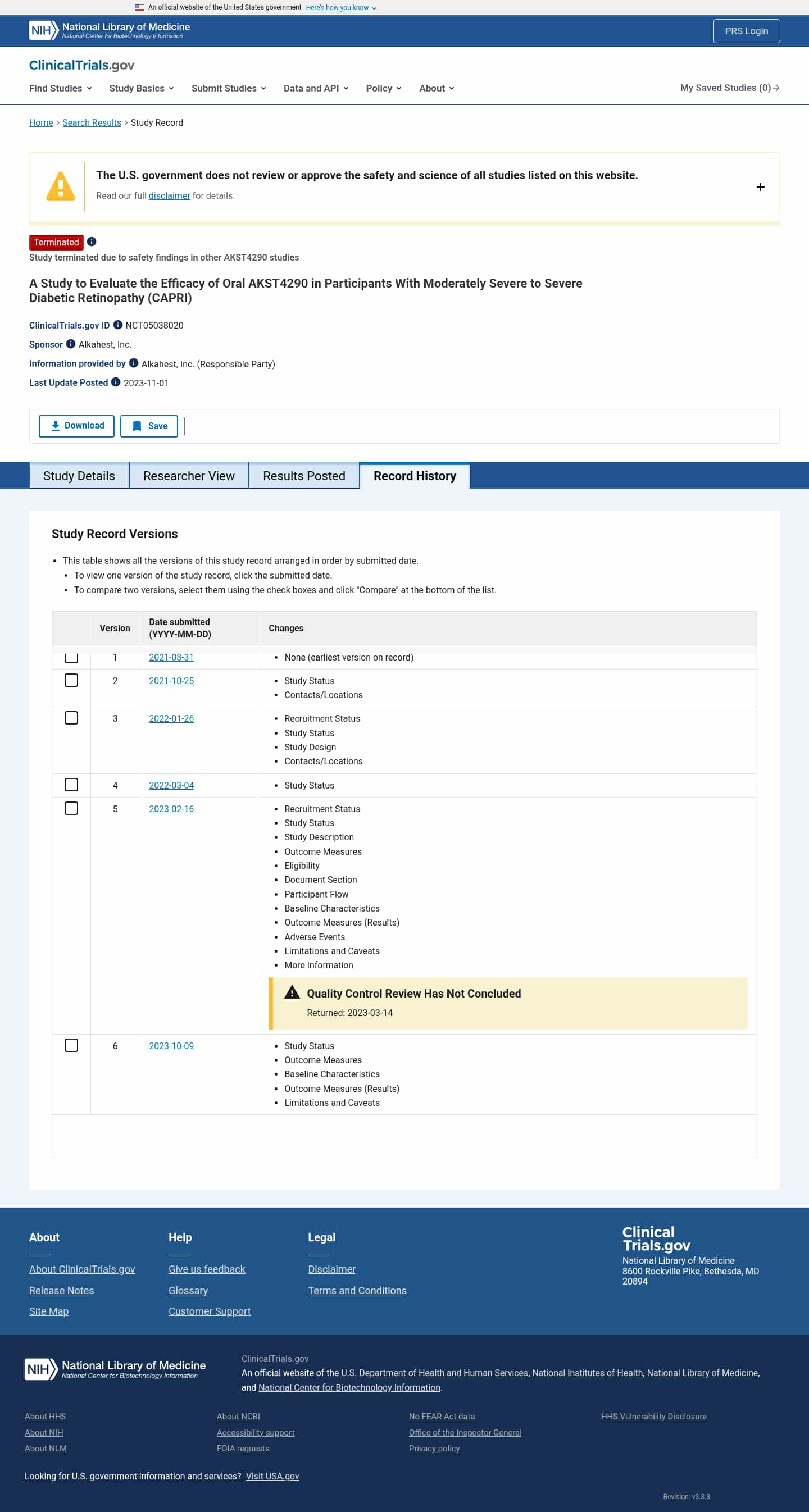 Latest website image capture