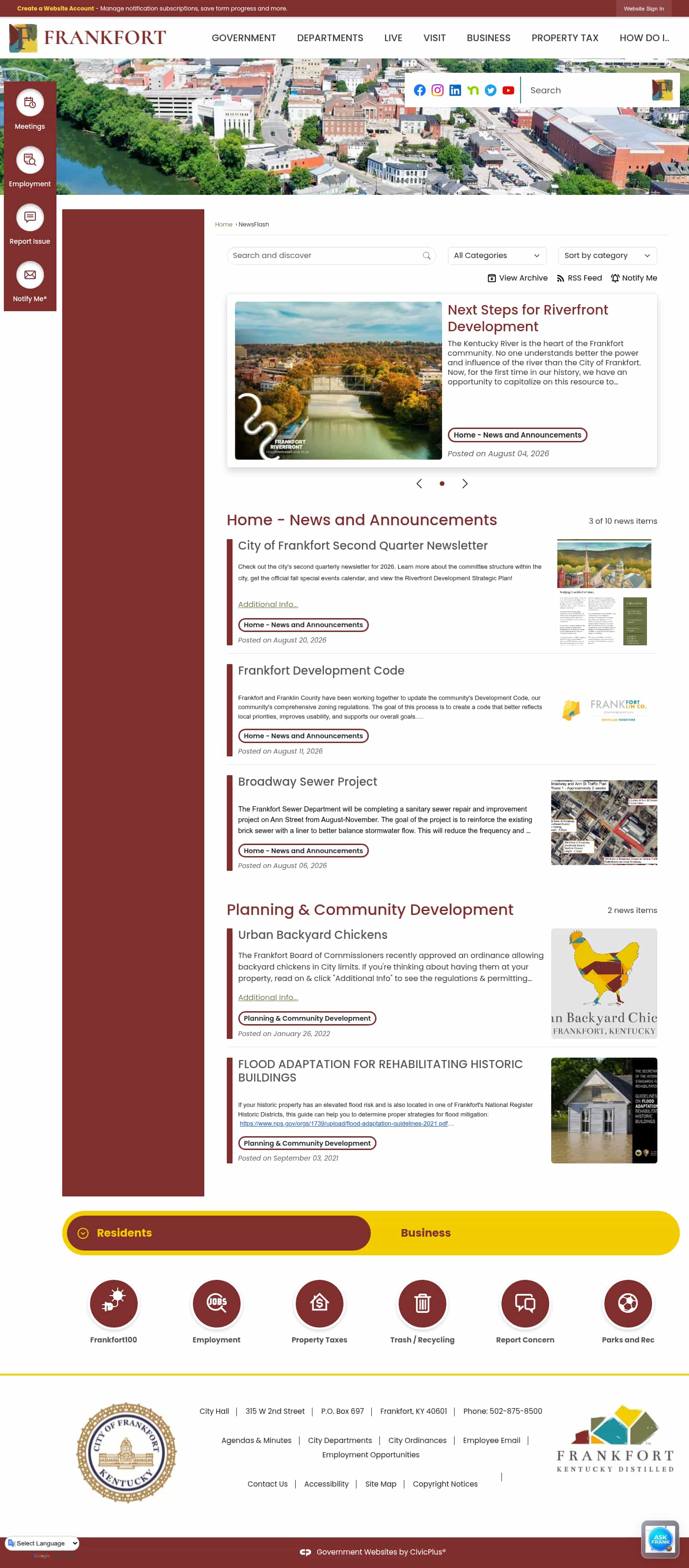 Latest website image capture