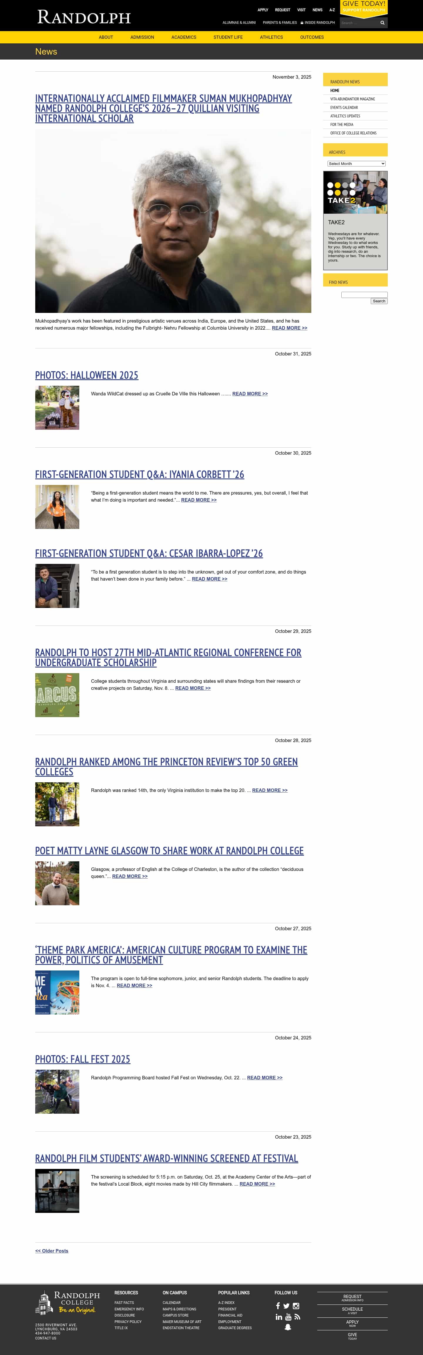 Latest website image capture