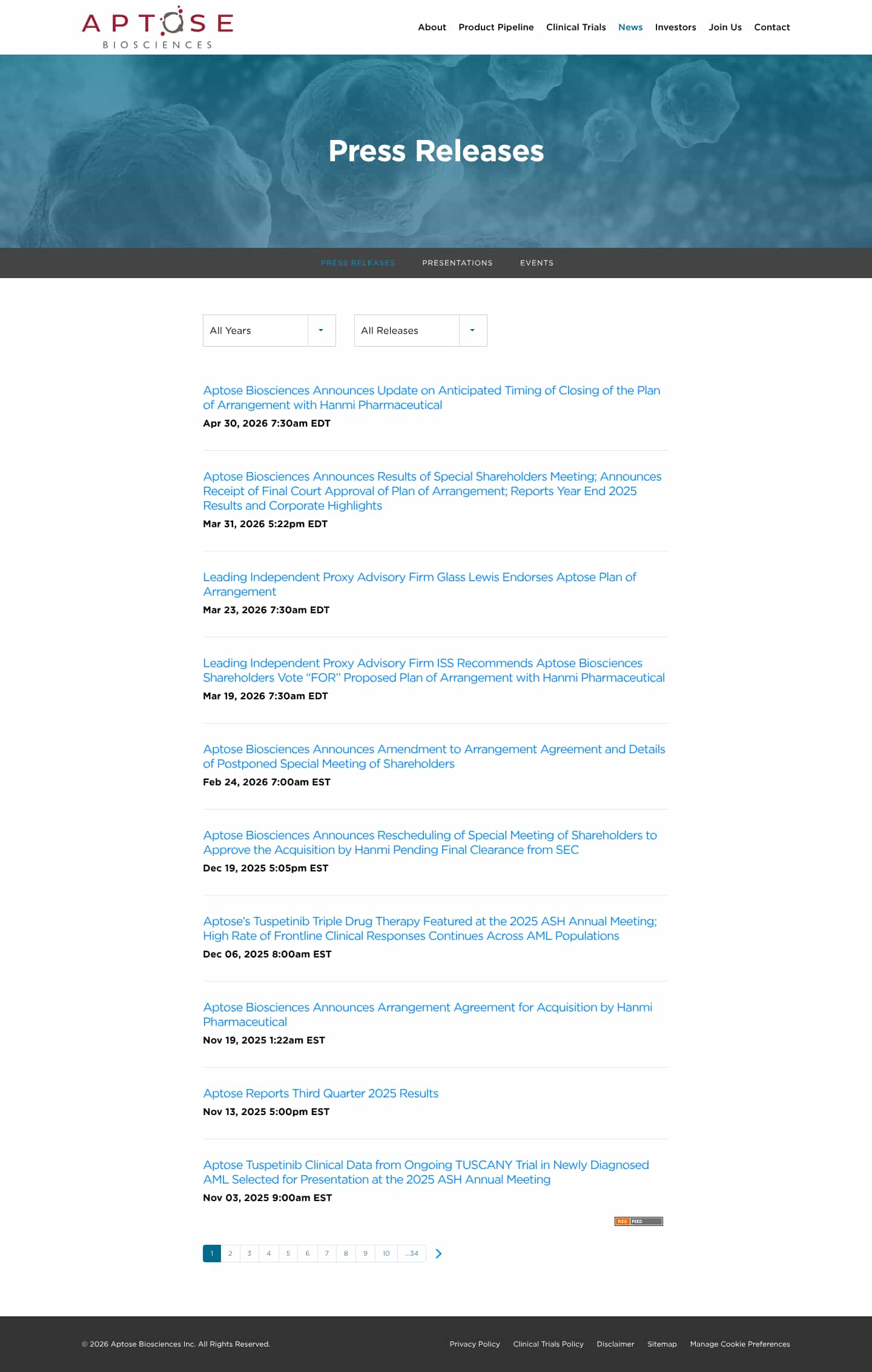 Latest website image capture