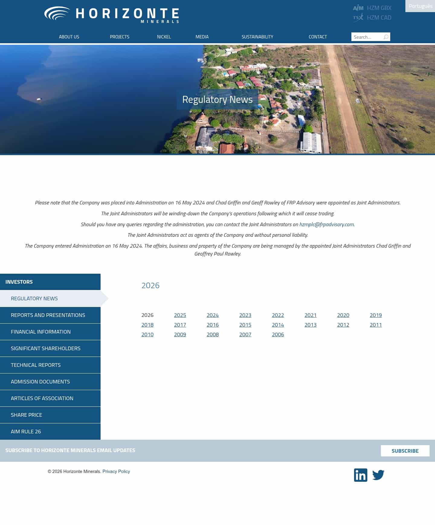 Latest website image capture