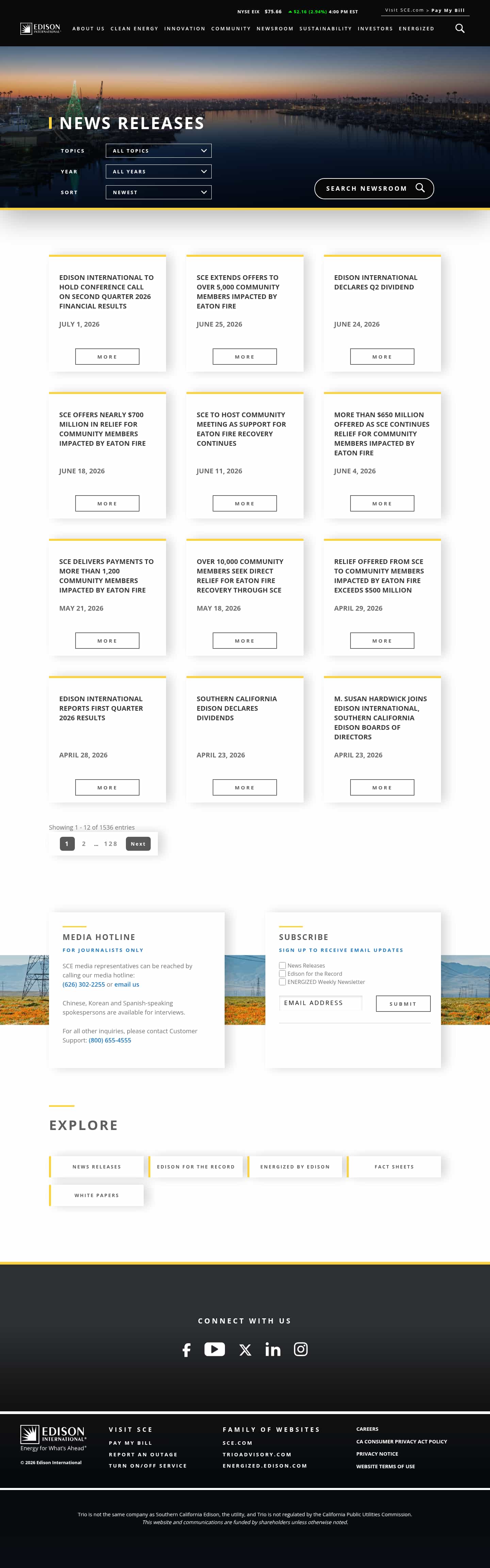 Latest website image capture