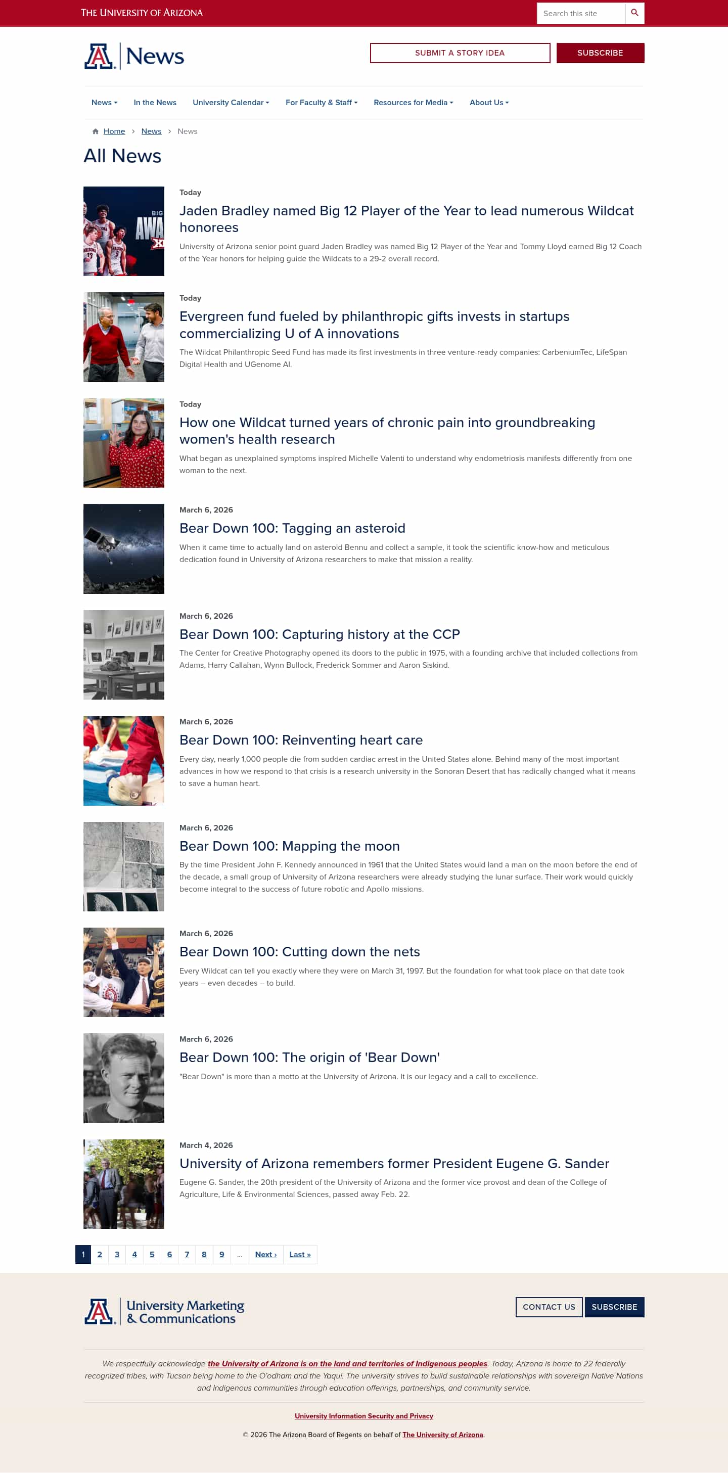 Latest website image capture