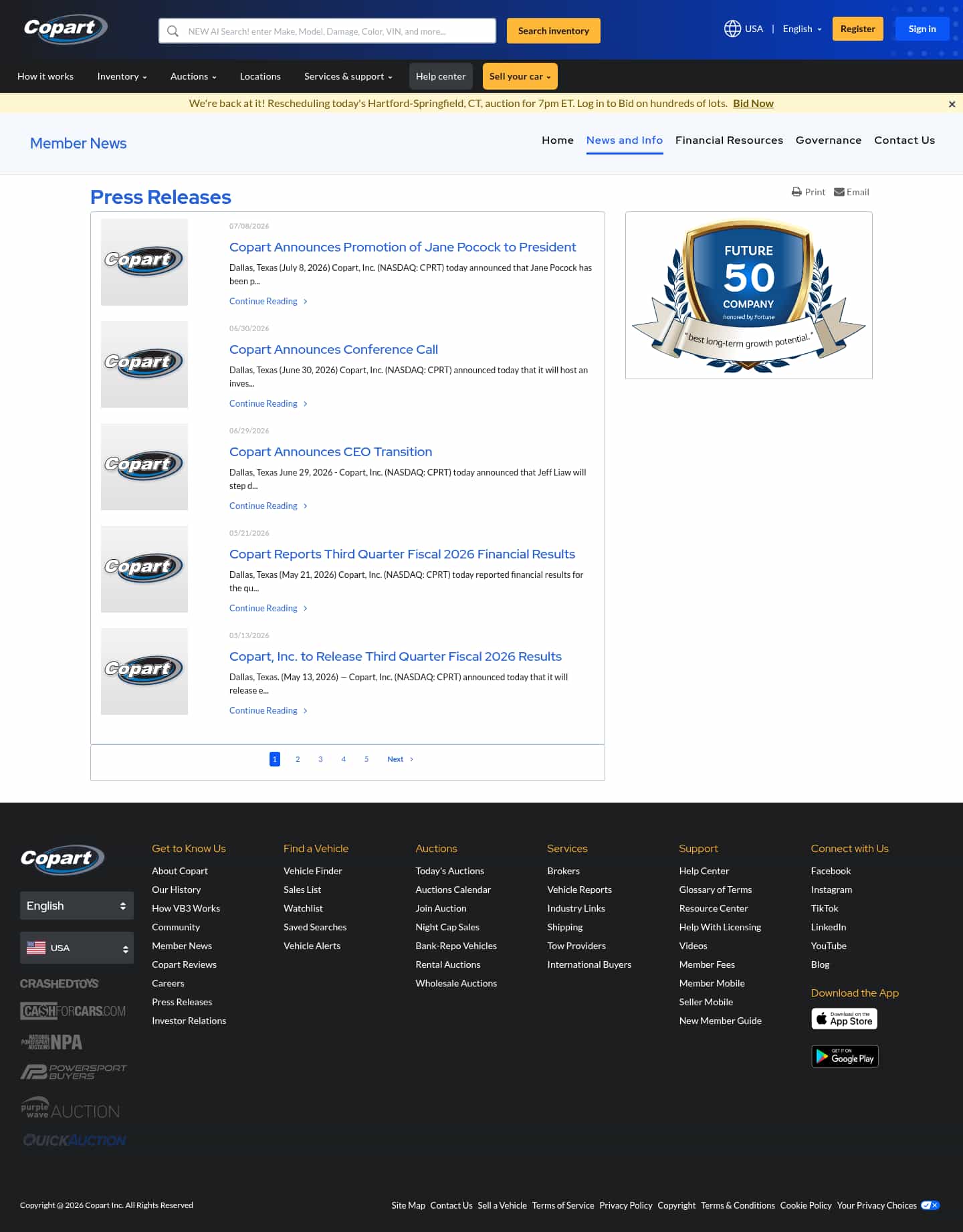 Latest website image capture