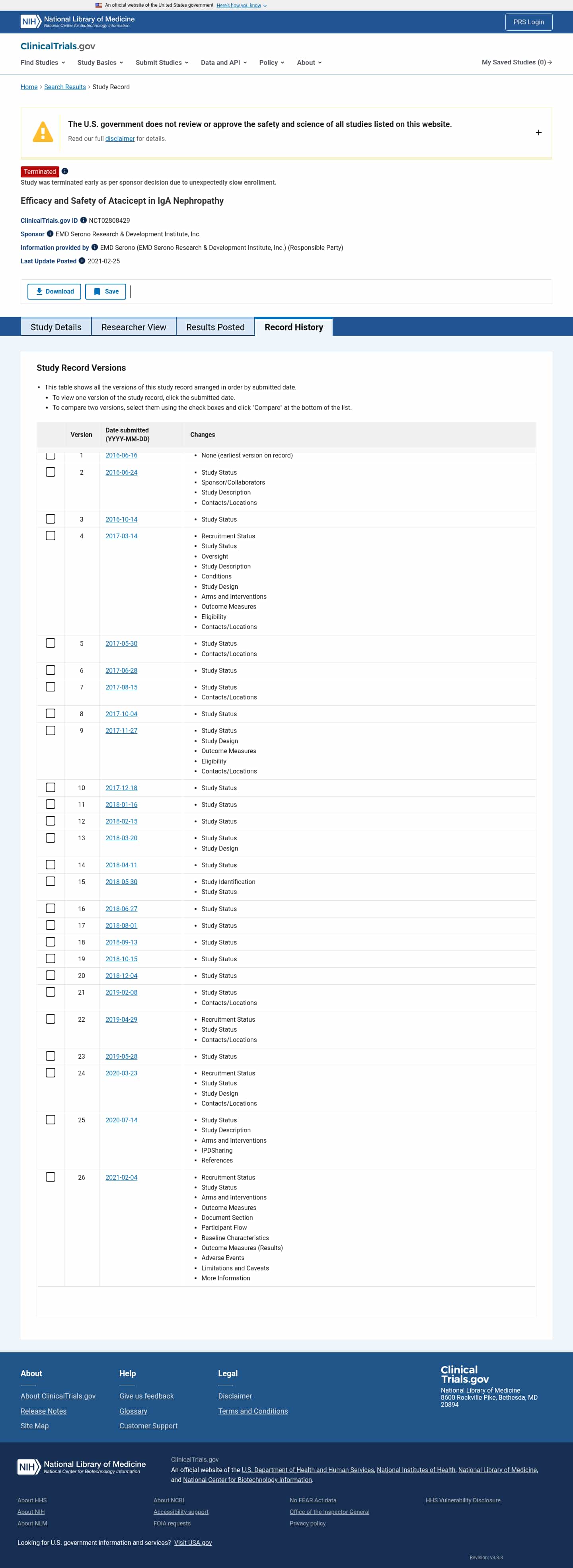 Latest website image capture