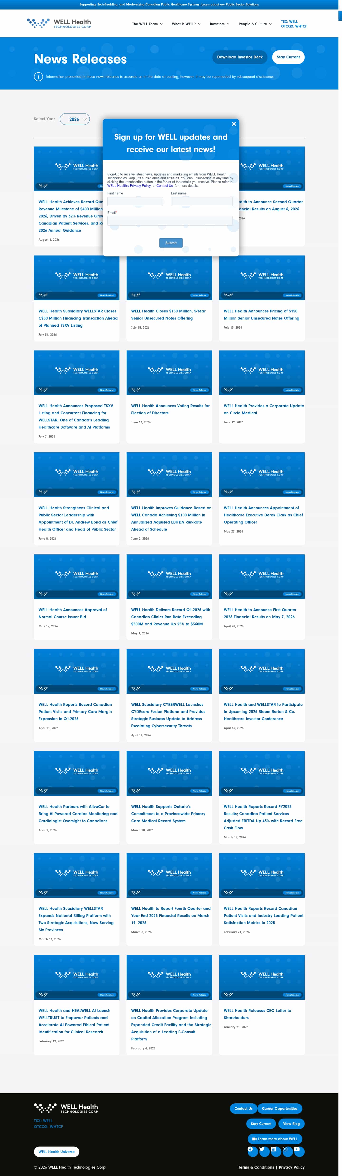 Latest website image capture