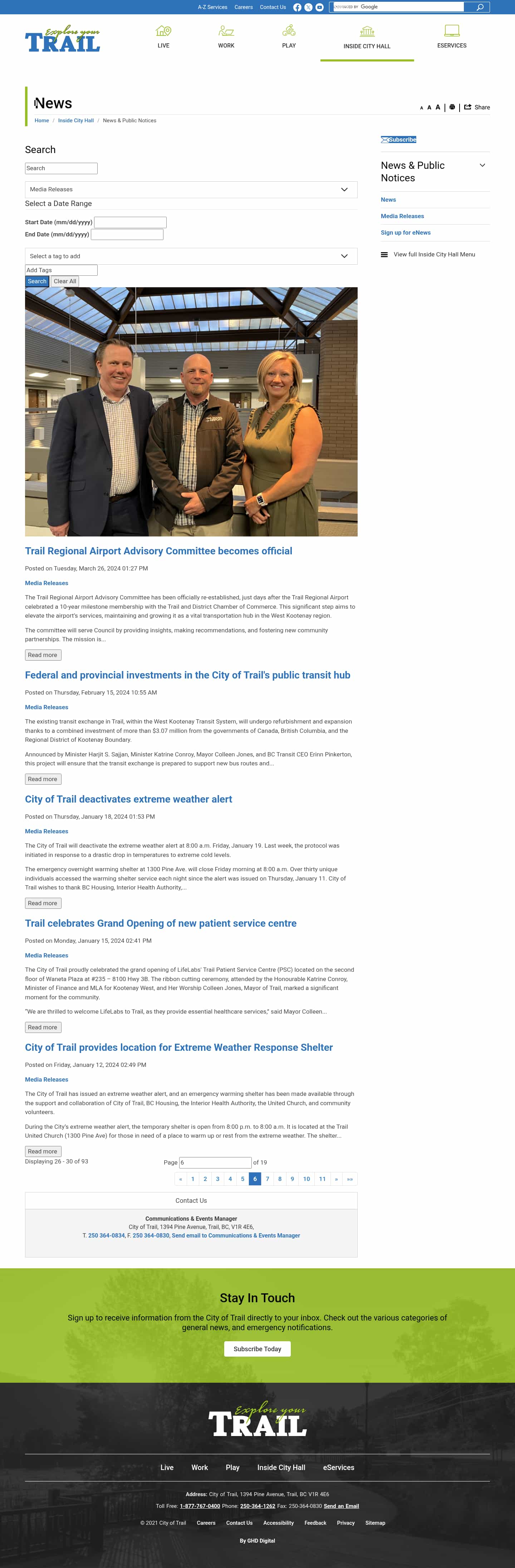 Latest website image capture