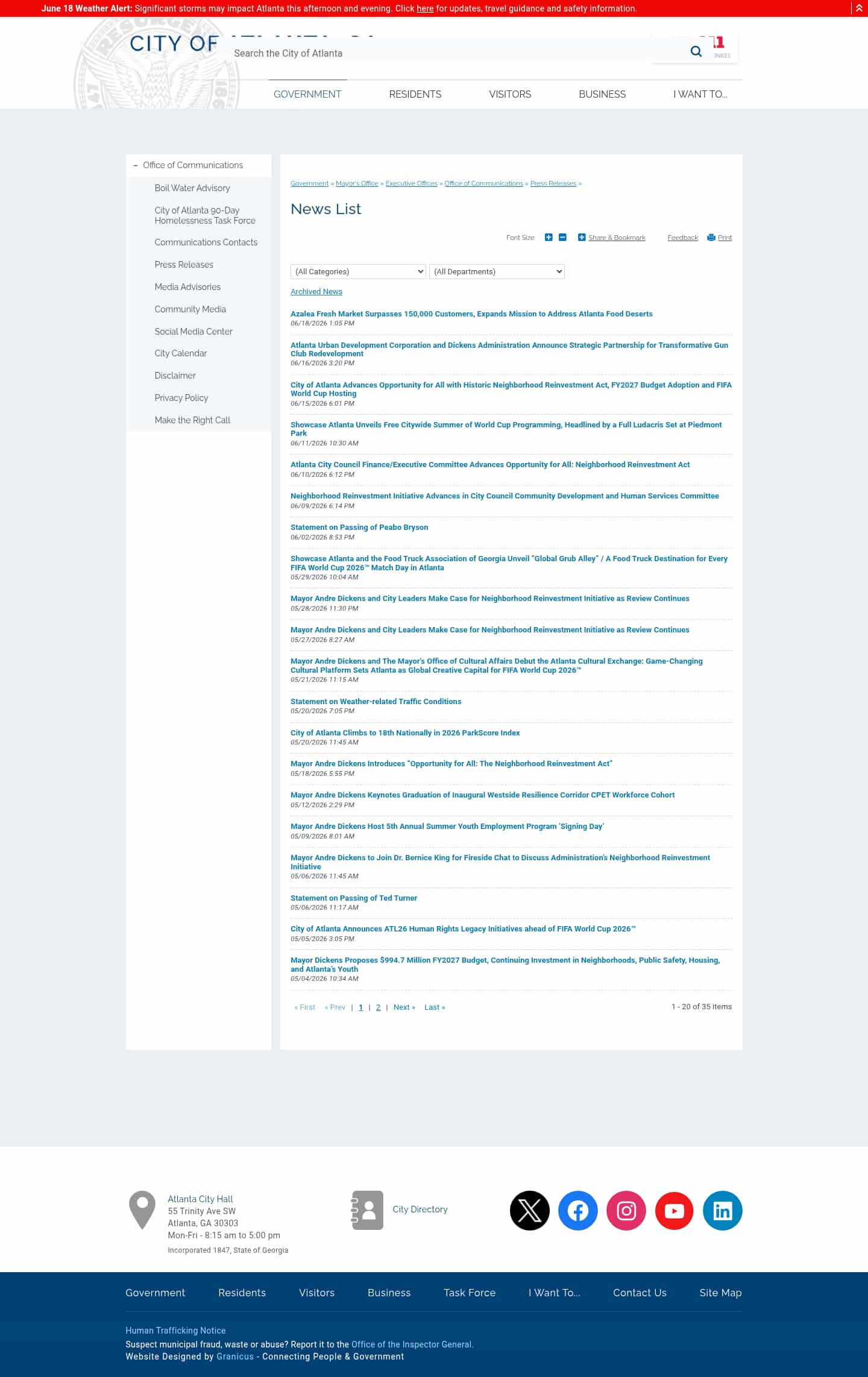 Latest website image capture