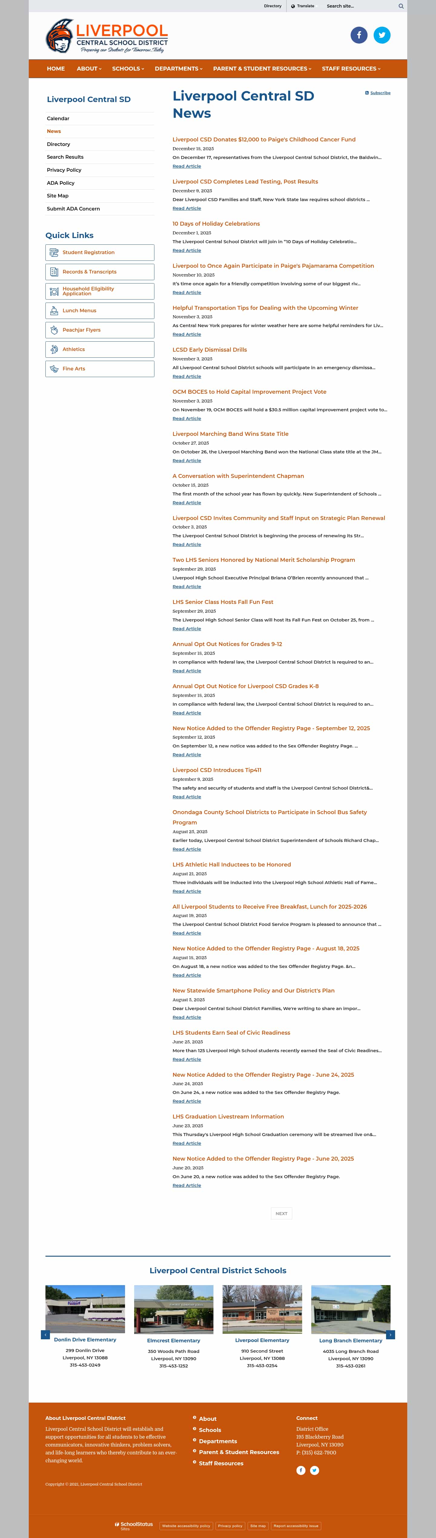 Latest website image capture