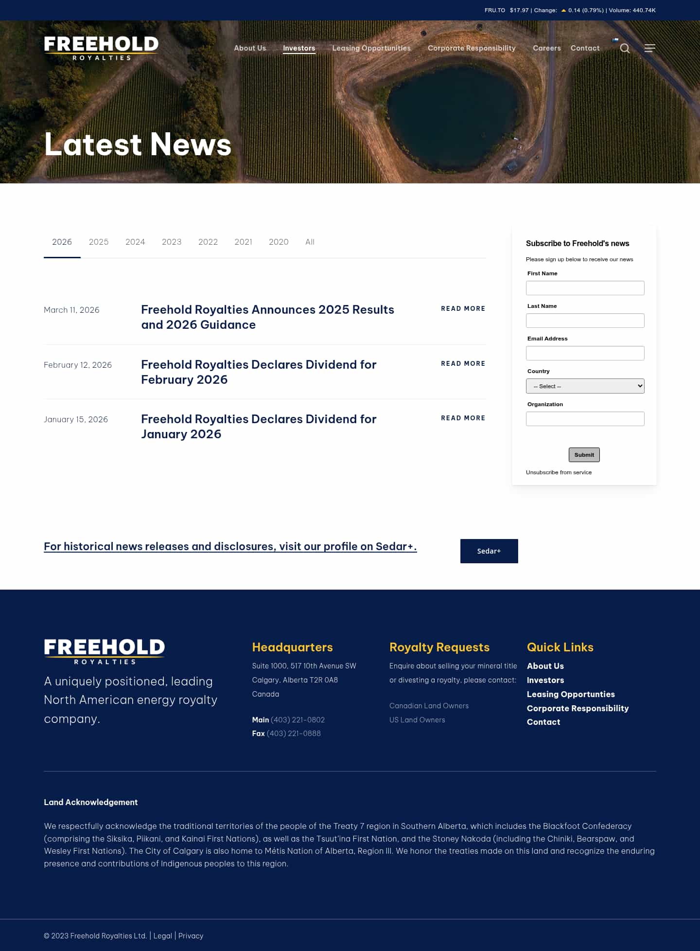 Latest website image capture