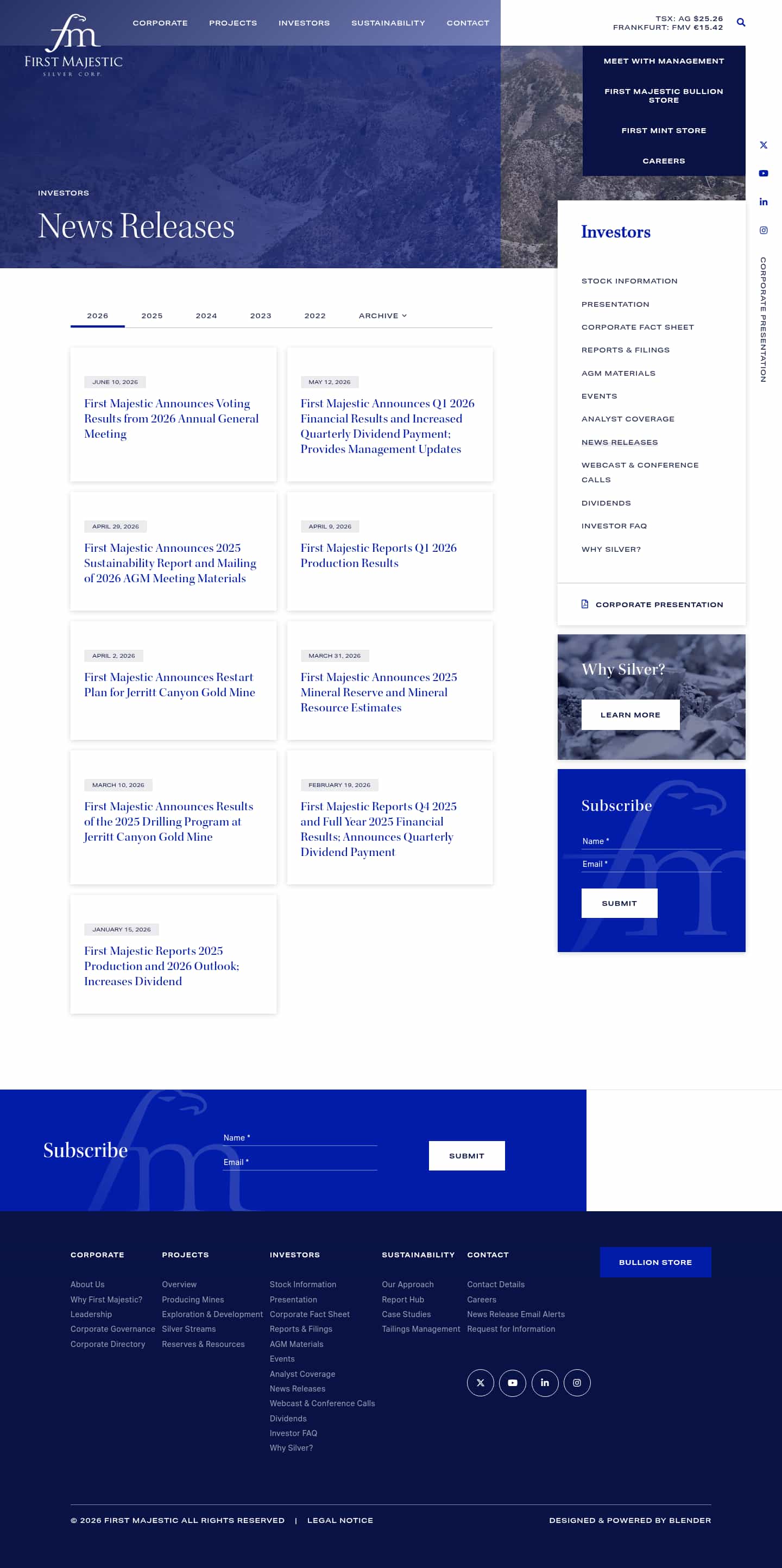 Latest website image capture