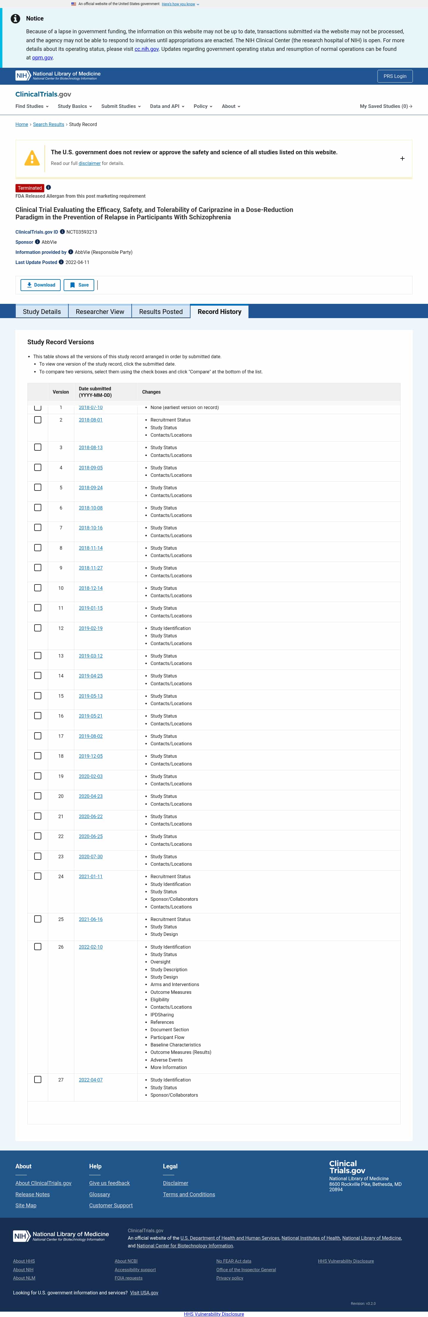 Latest website image capture
