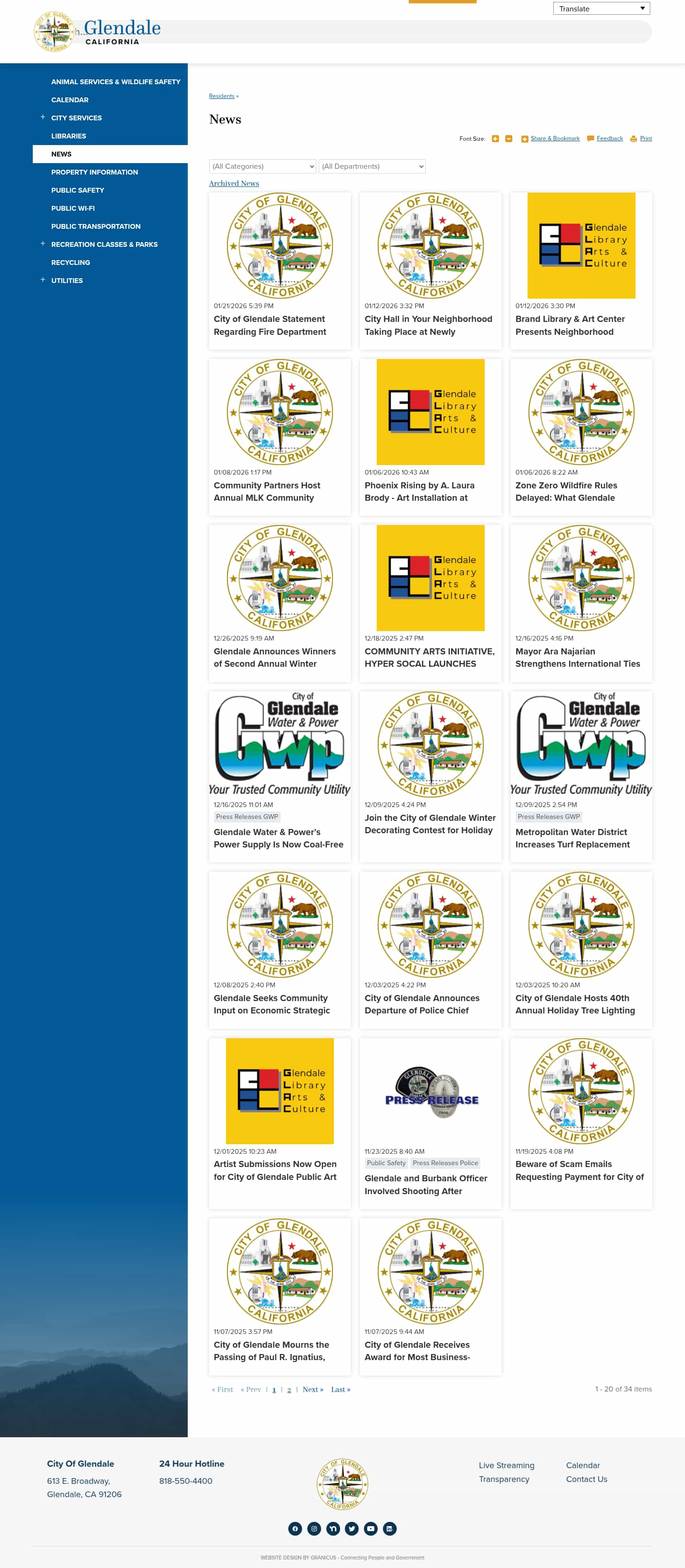 Latest website image capture