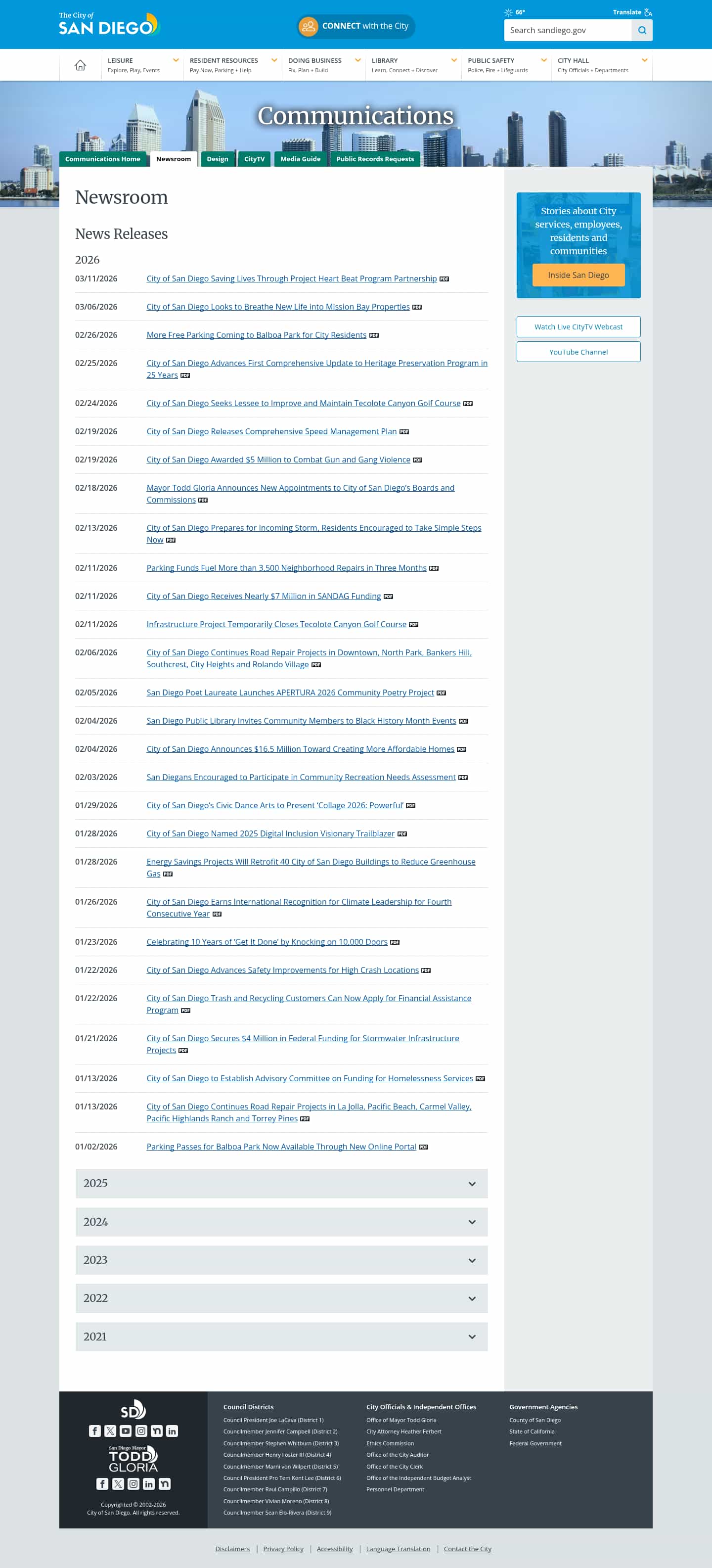 Latest website image capture