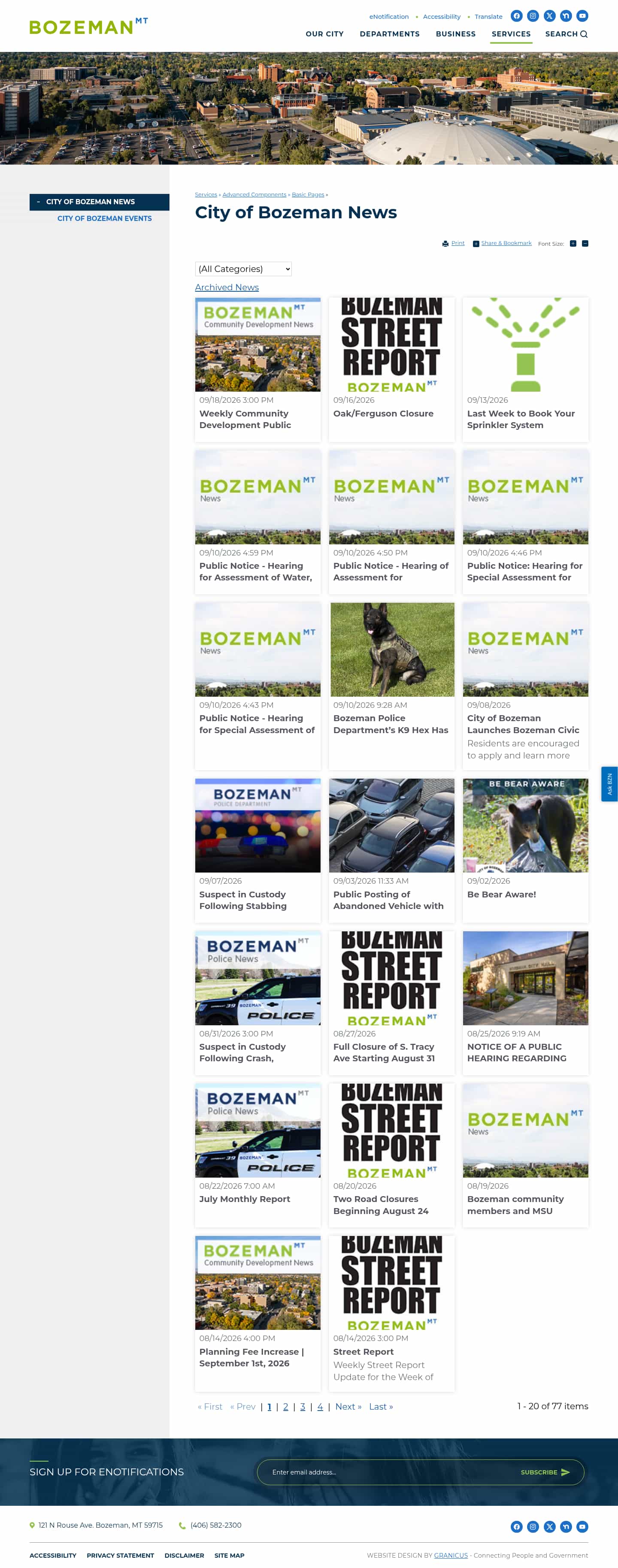 Latest website image capture