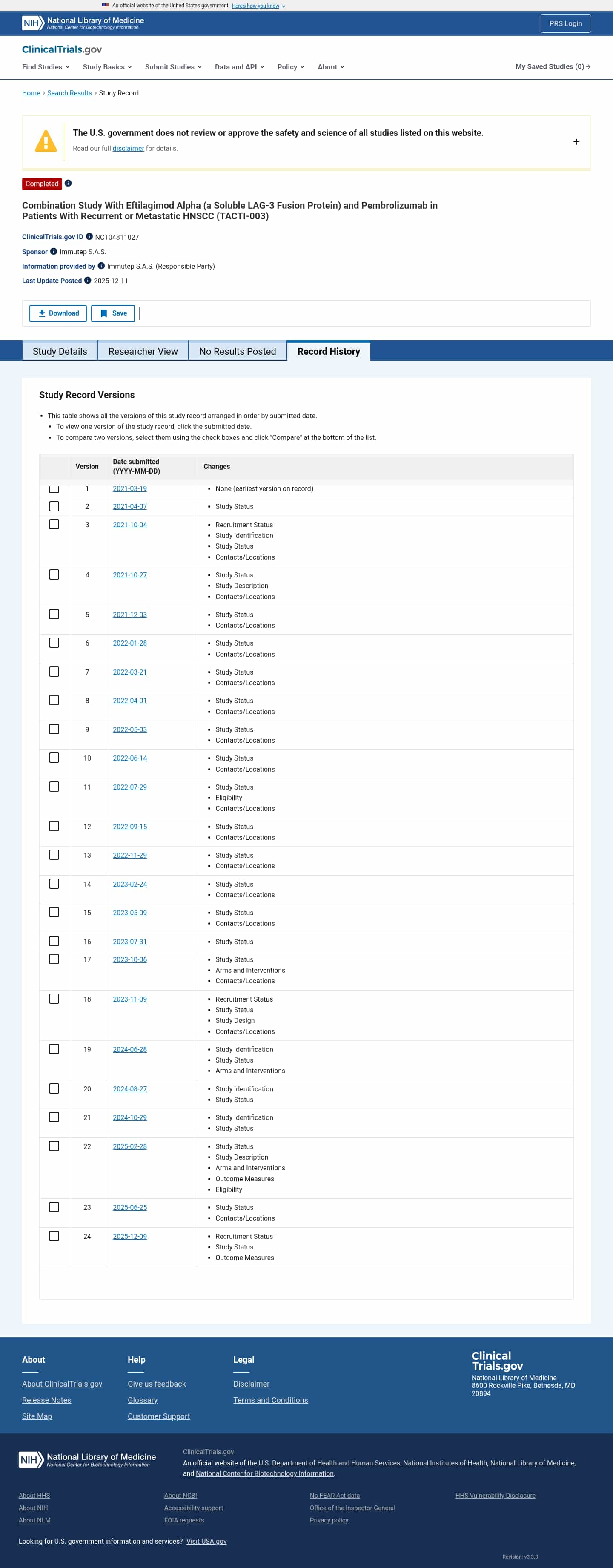 Latest website image capture