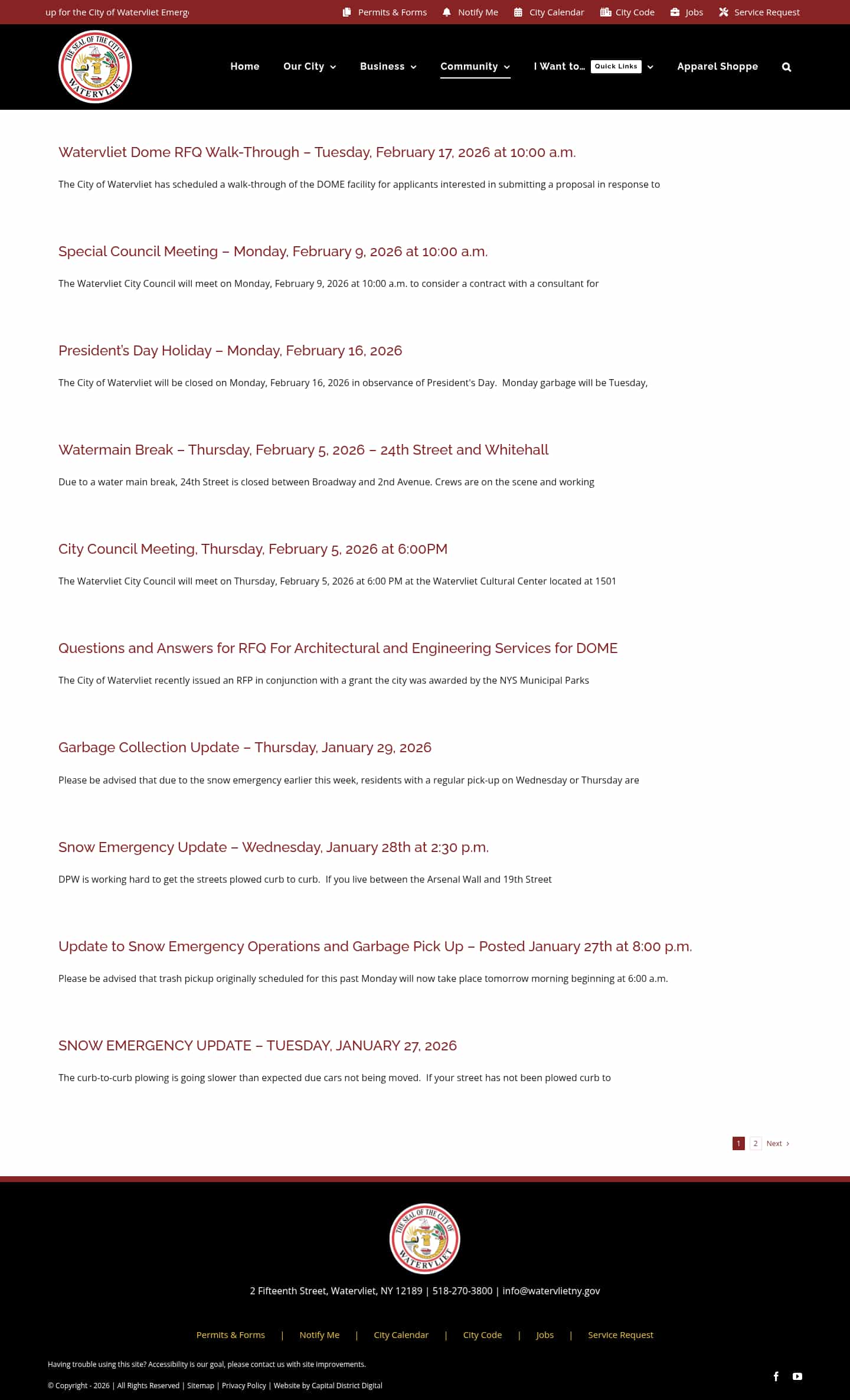 Latest website image capture