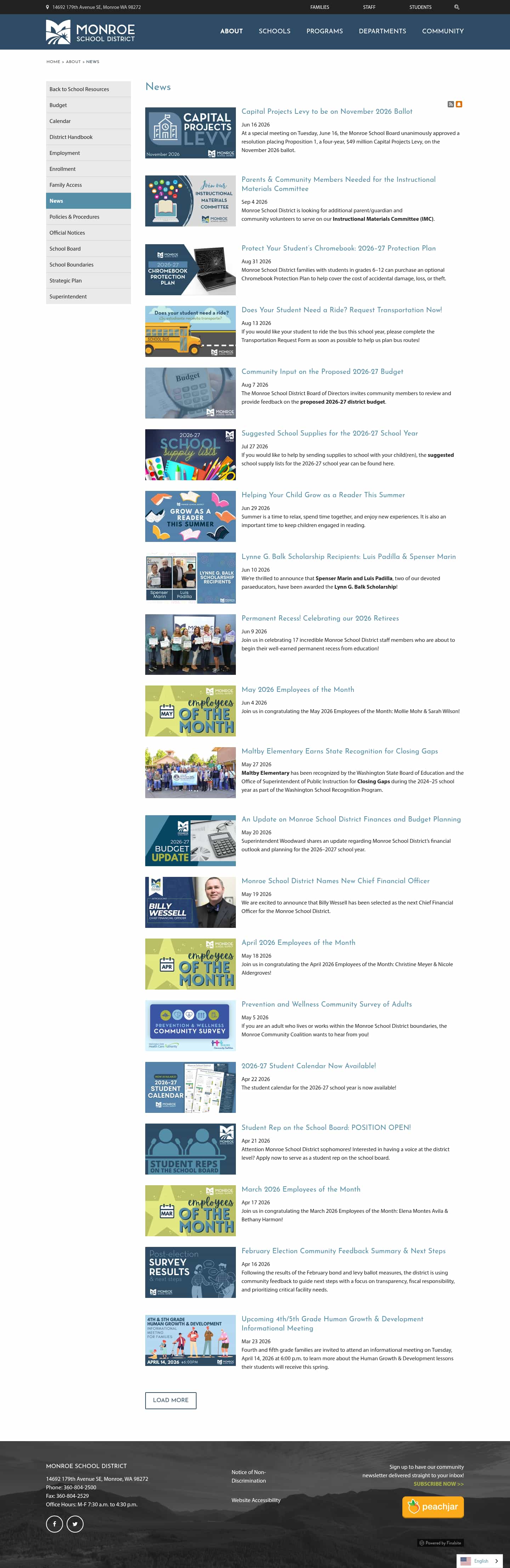 Latest website image capture