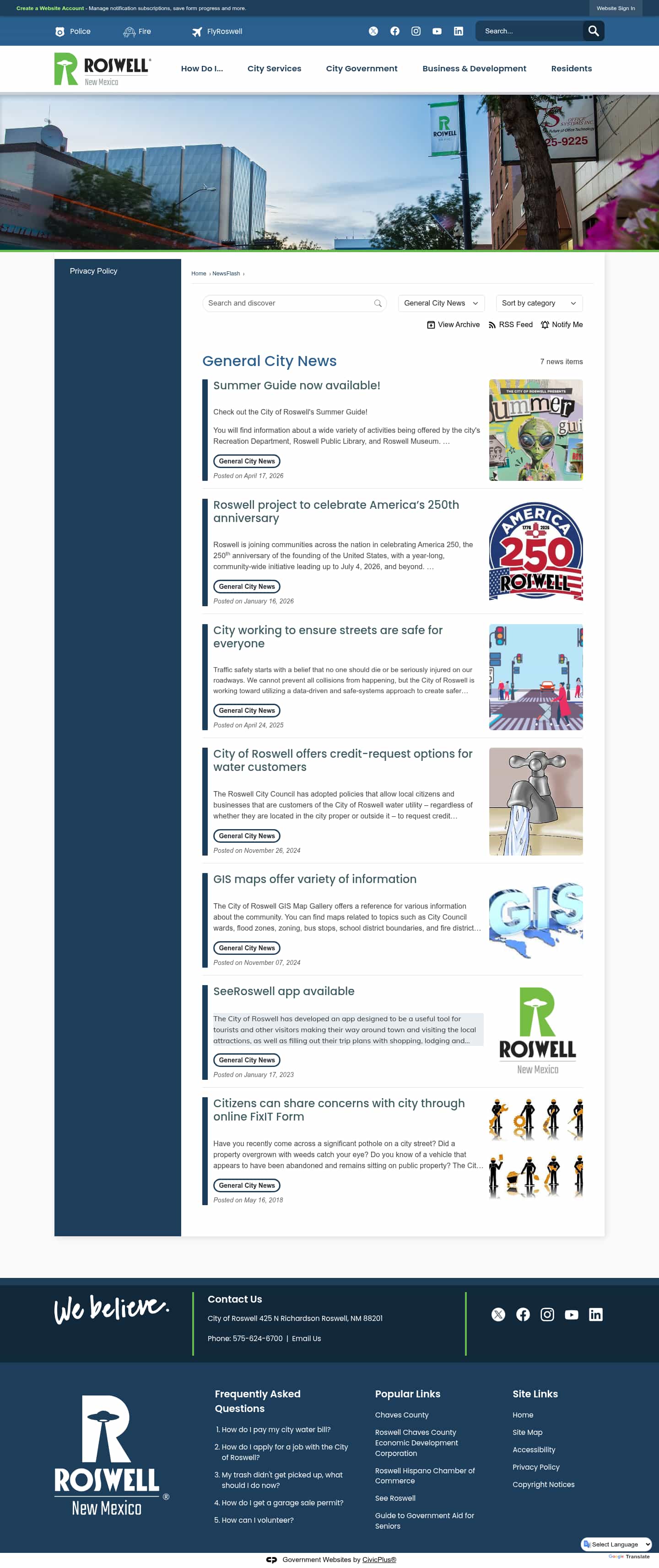 Latest website image capture