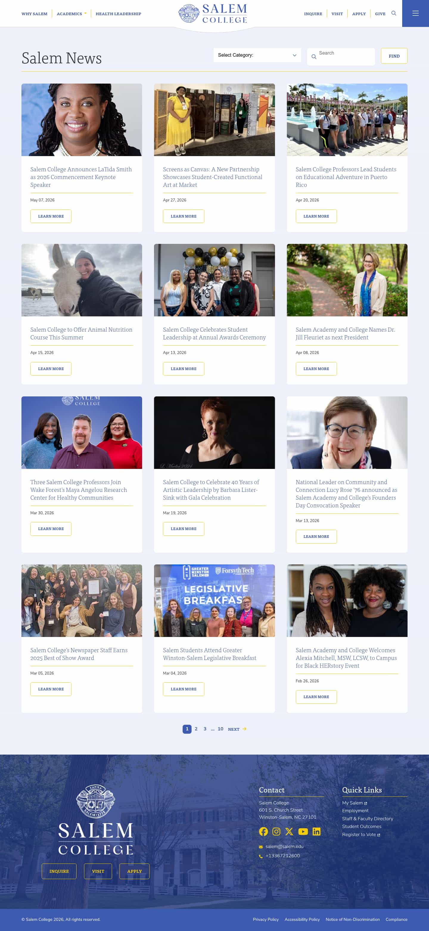 Latest website image capture