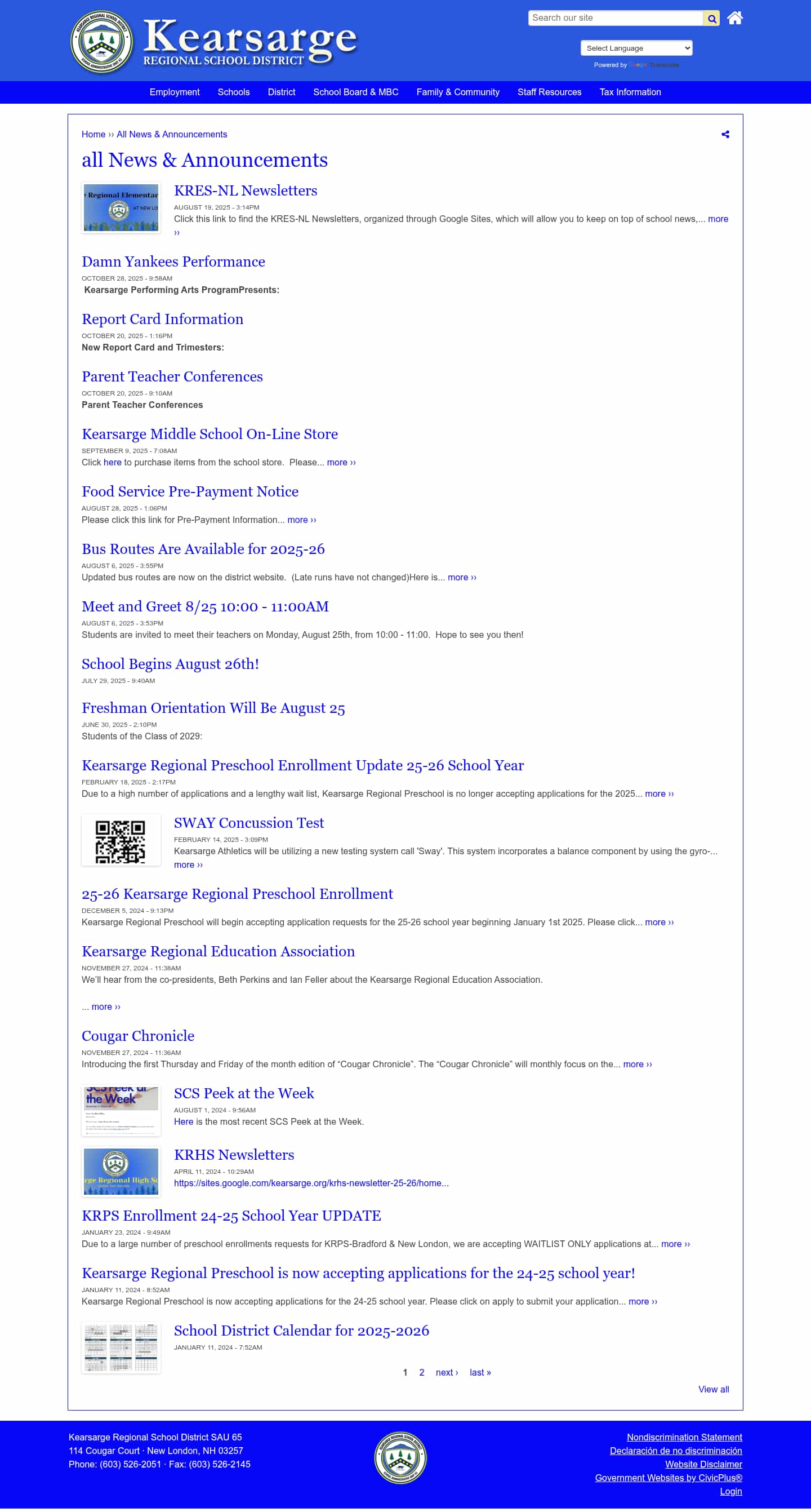 Latest website image capture