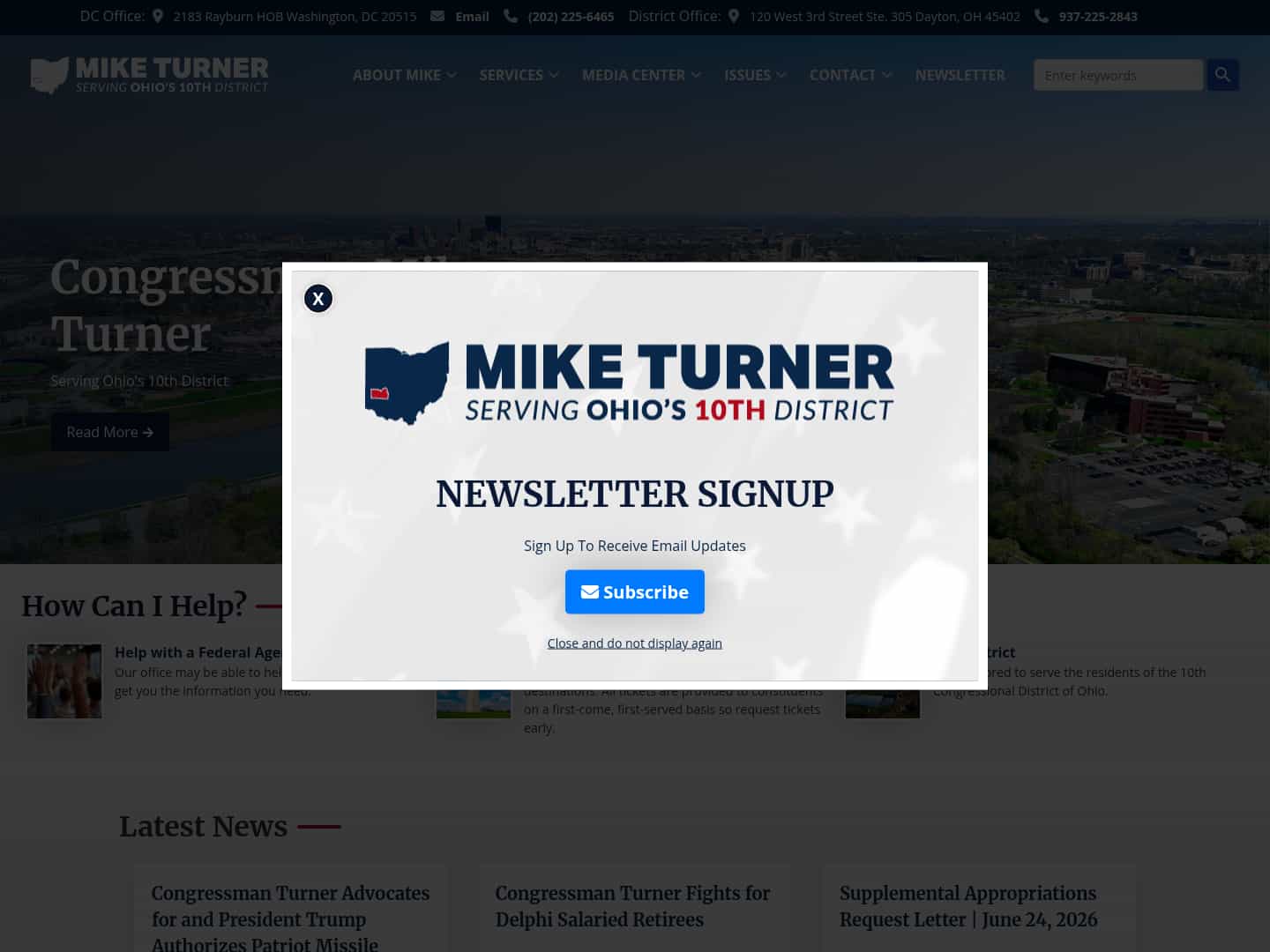 Latest website image capture