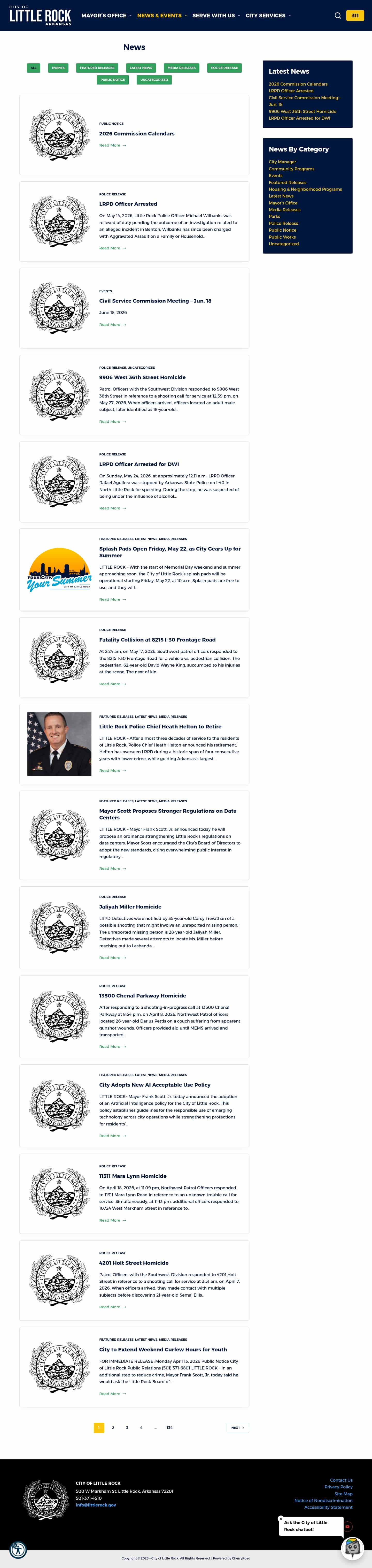 Latest website image capture