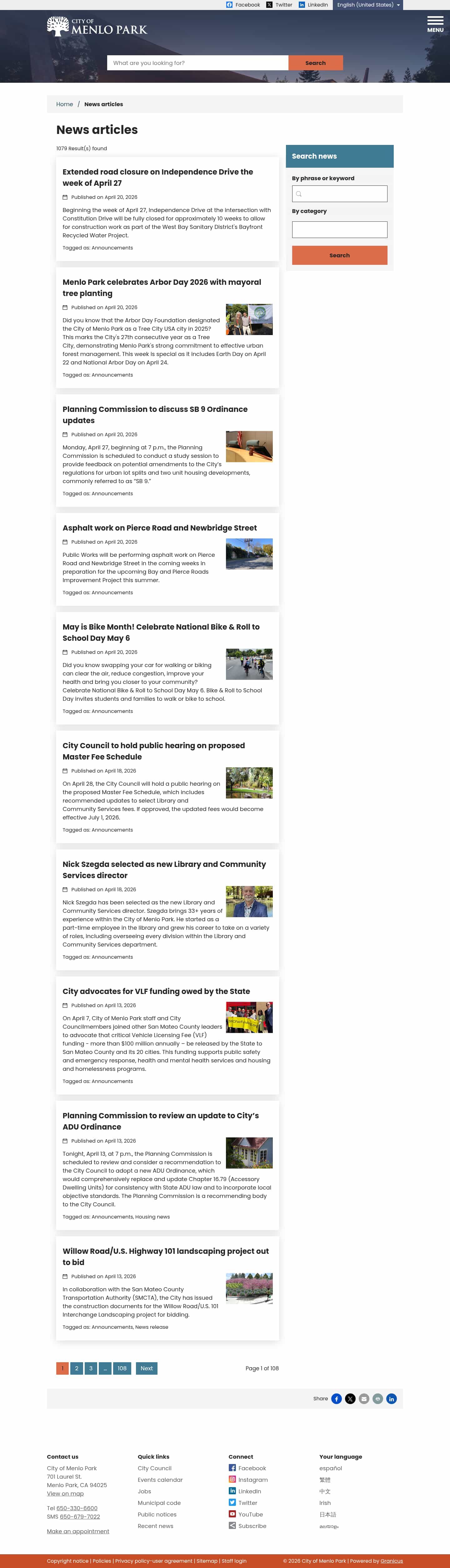 Latest website image capture