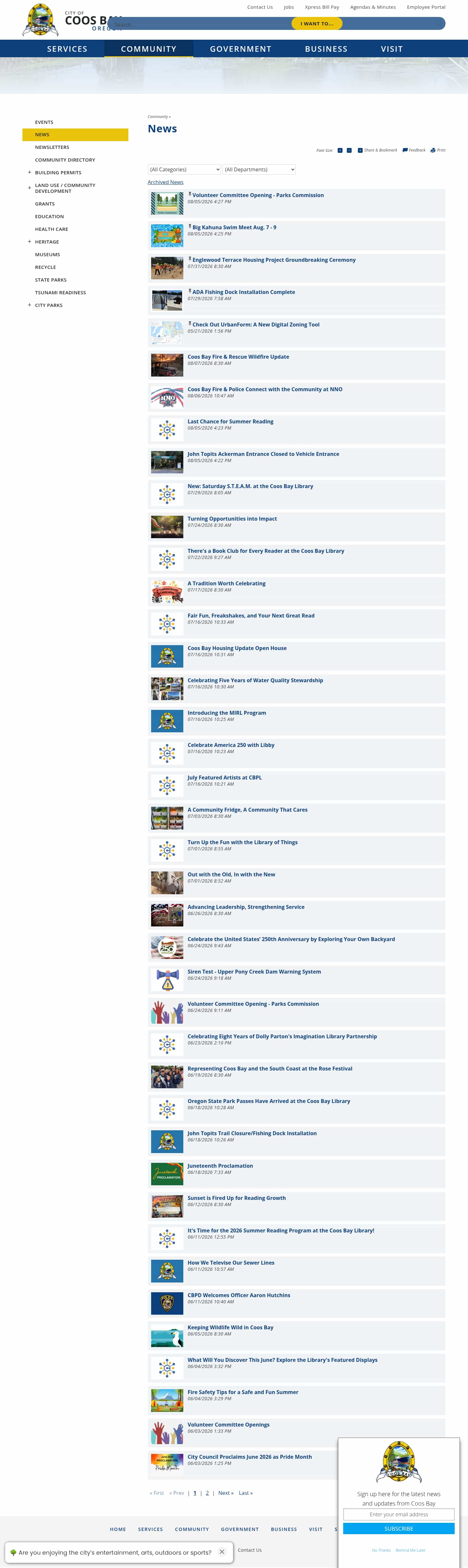 Latest website image capture