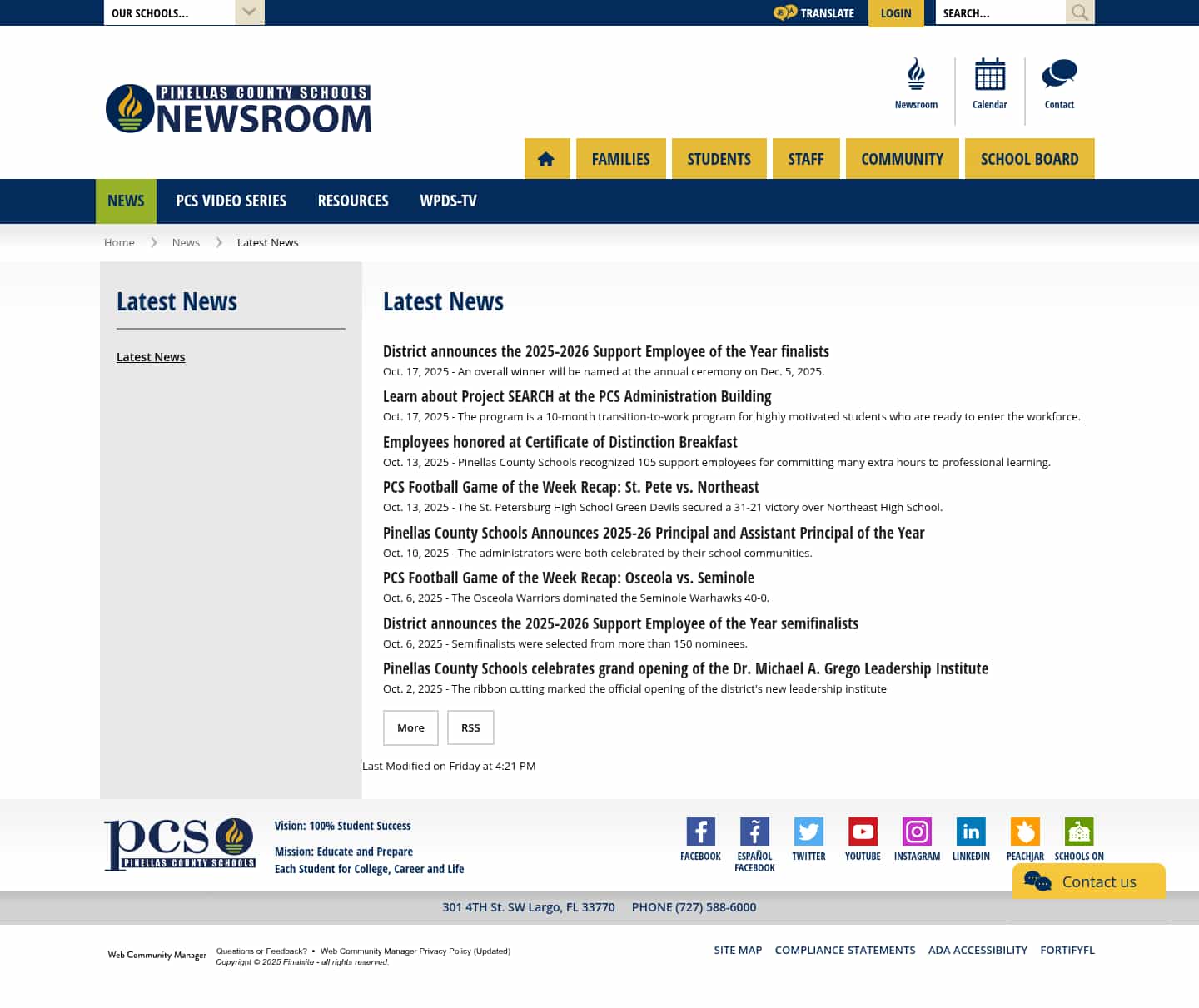 Latest website image capture