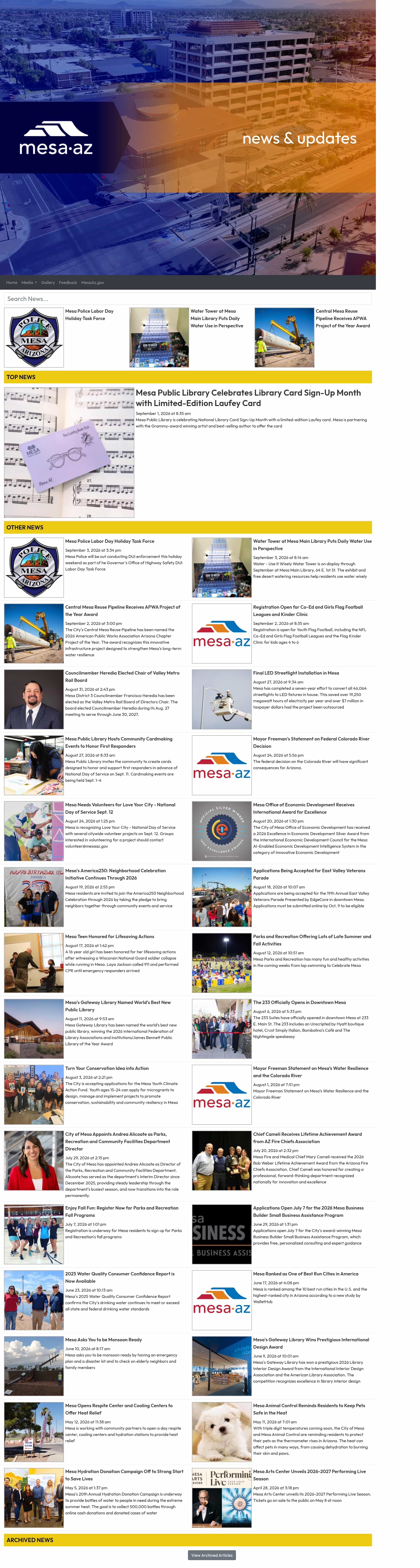 Latest website image capture