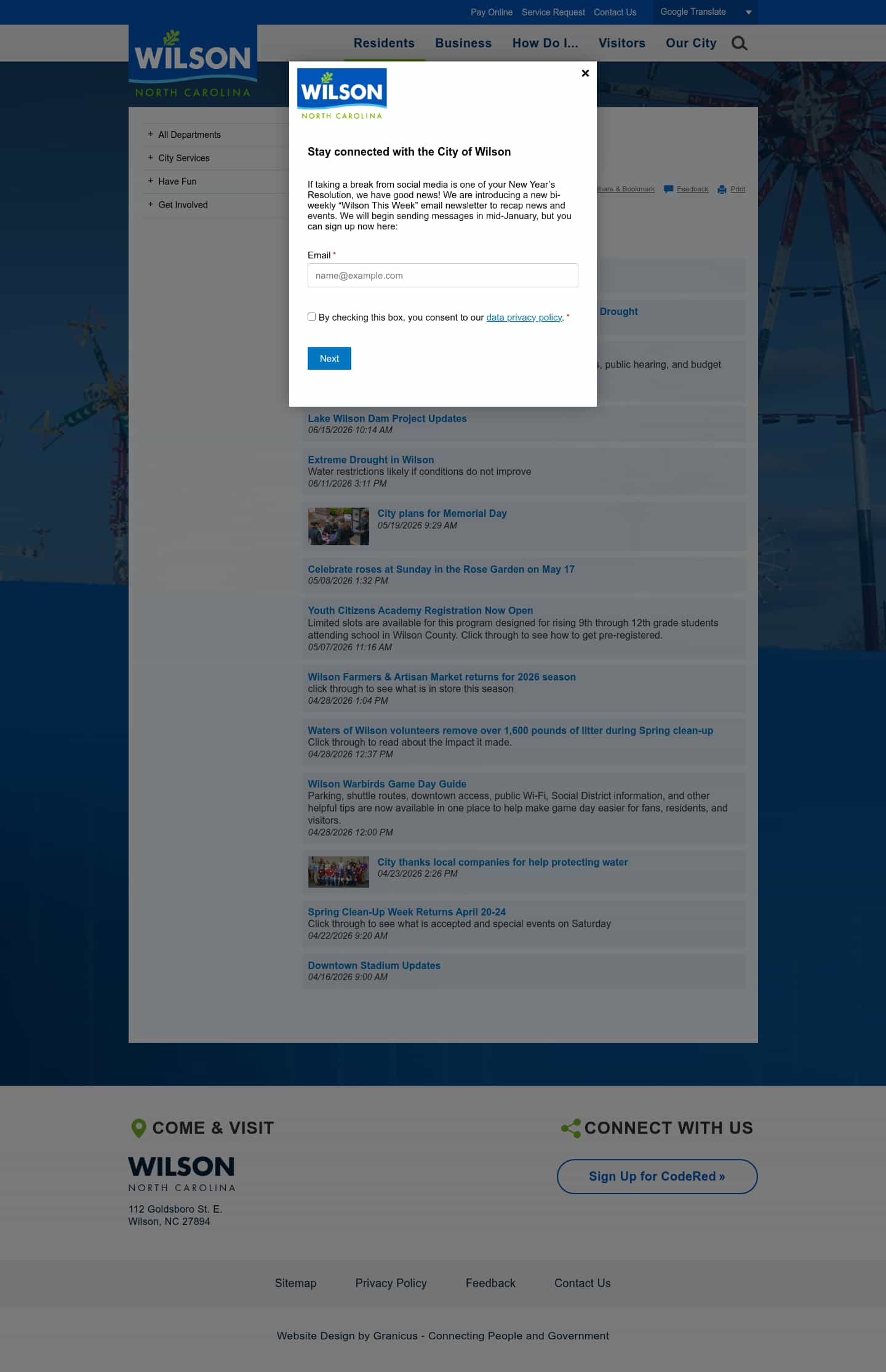 Latest website image capture