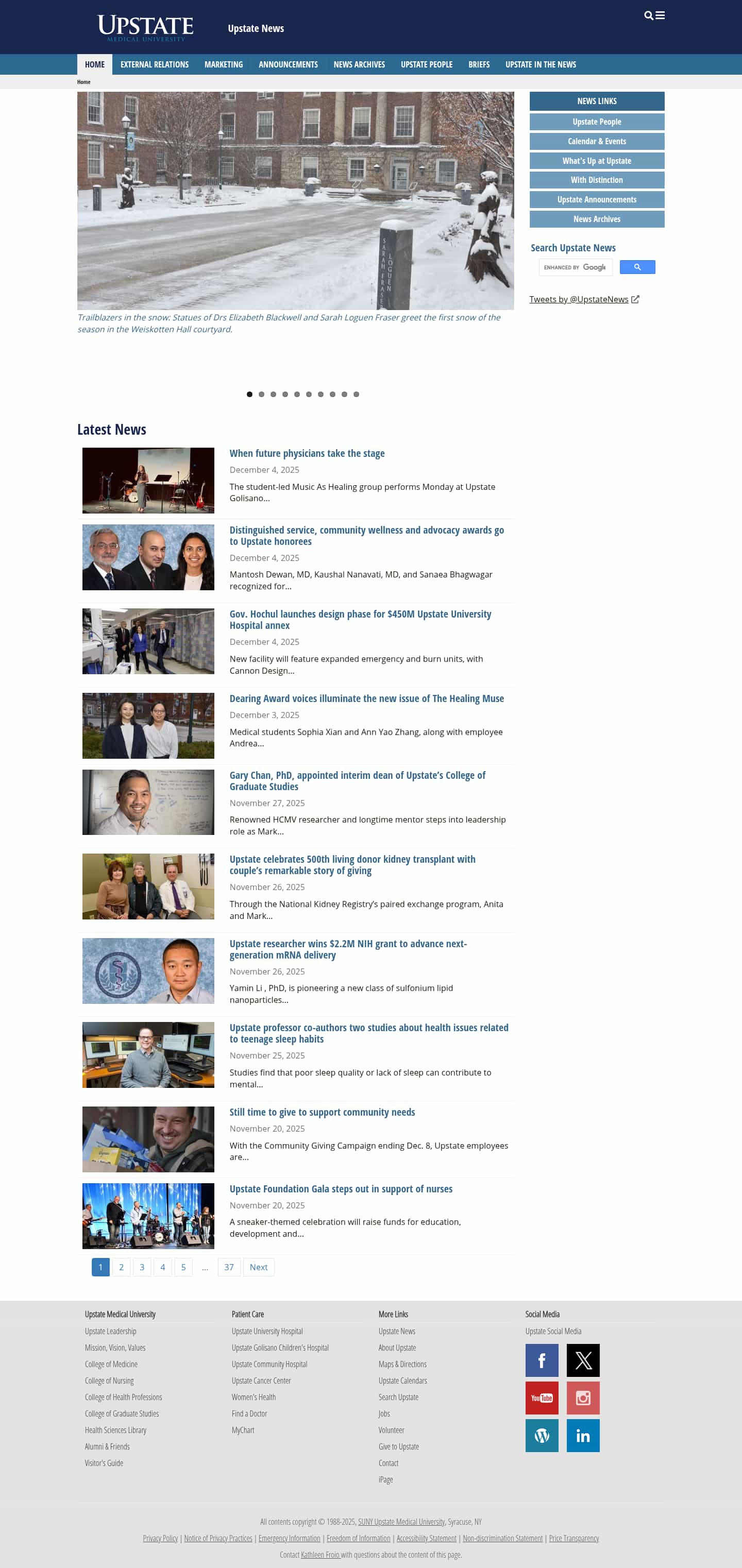 Latest website image capture