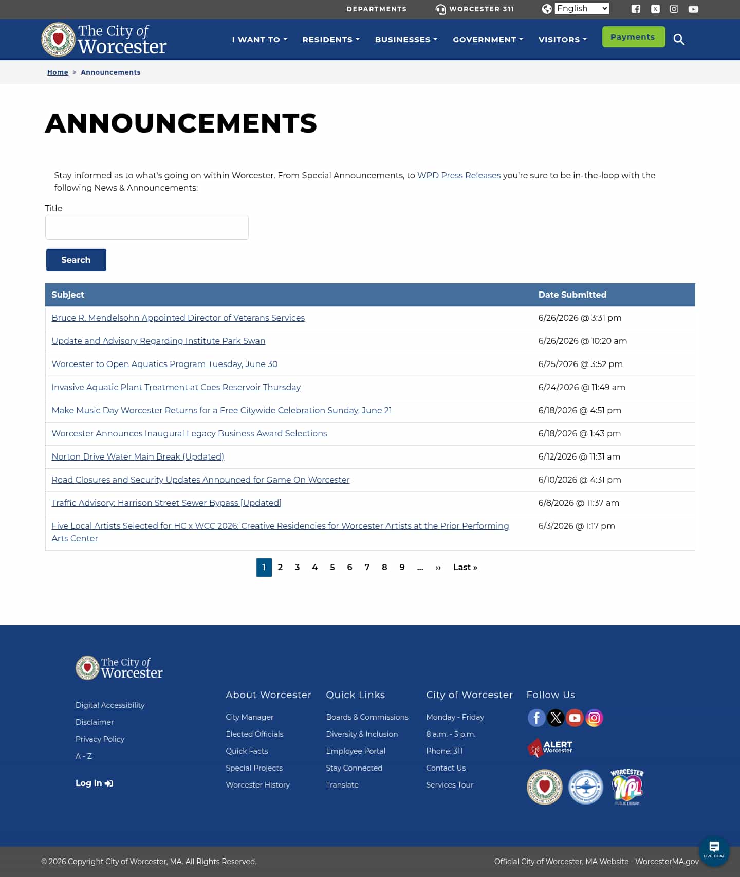 Latest website image capture