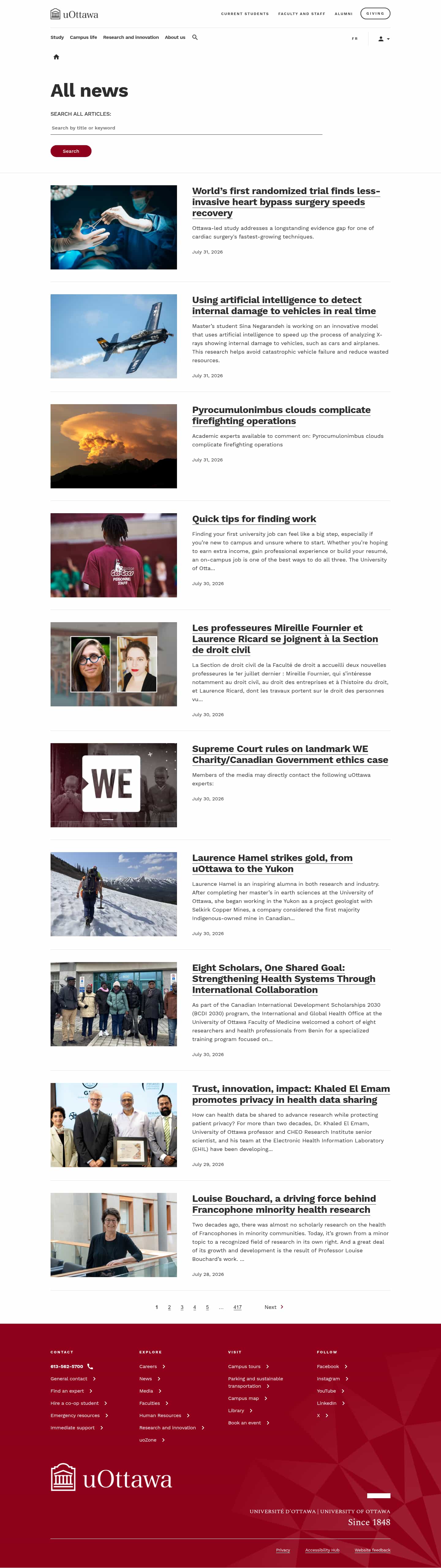 Latest website image capture
