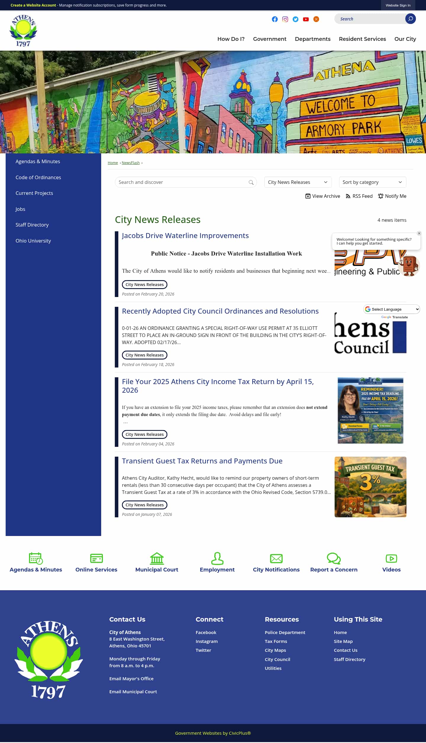 Latest website image capture