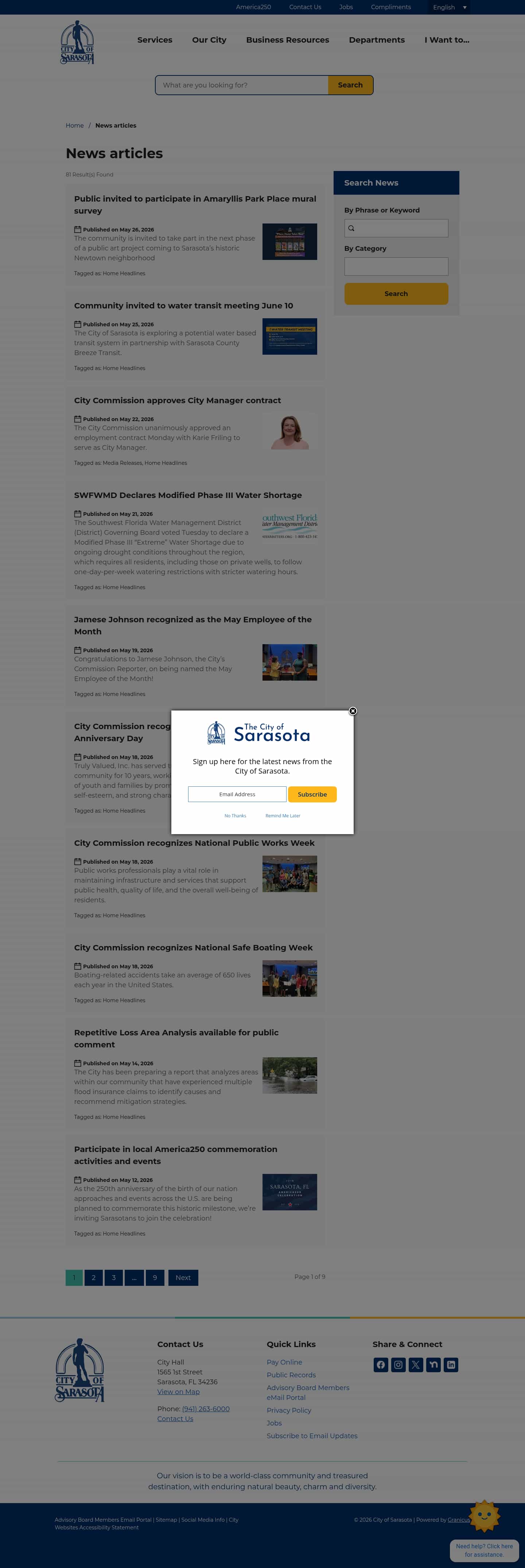 Latest website image capture