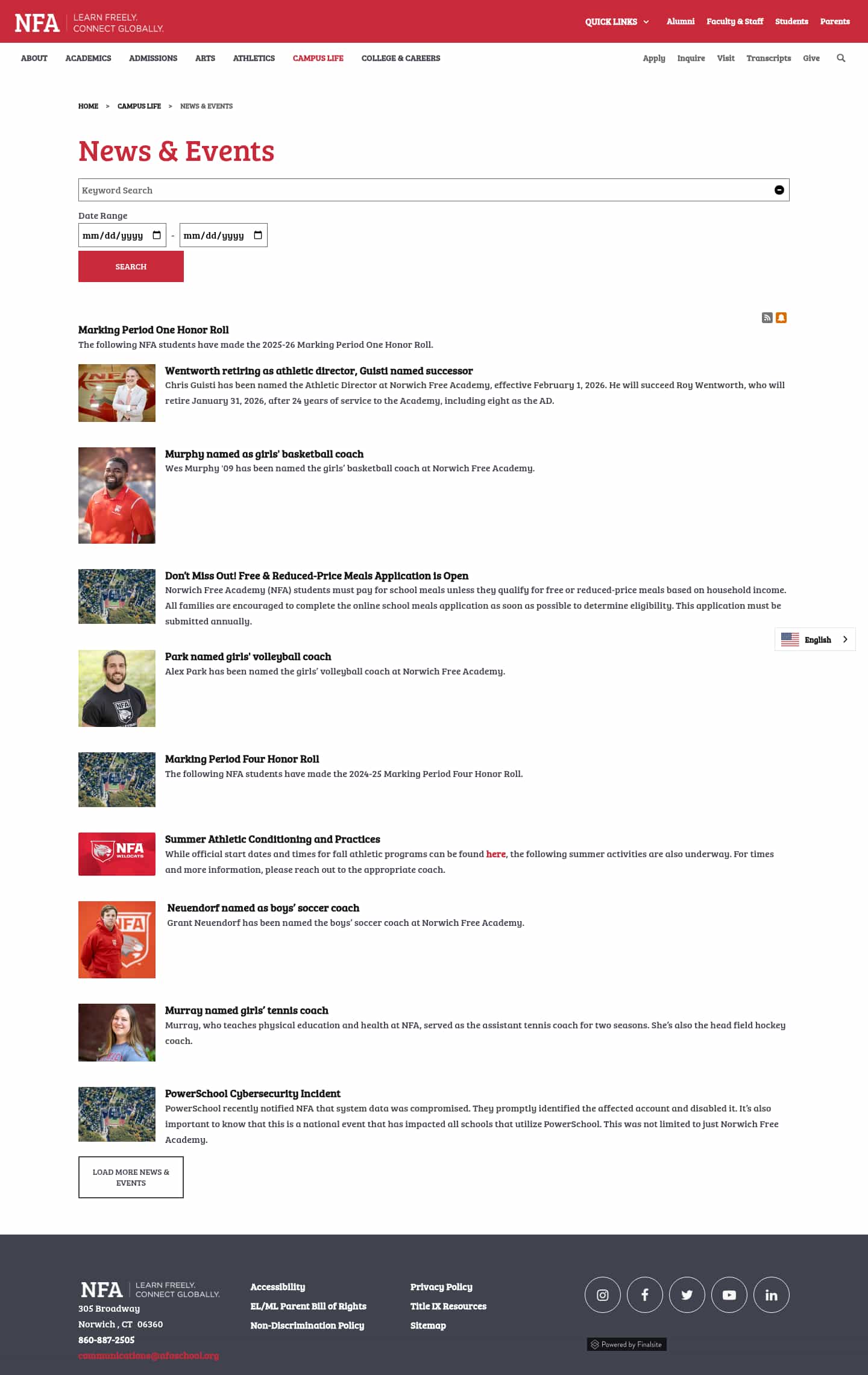 Latest website image capture