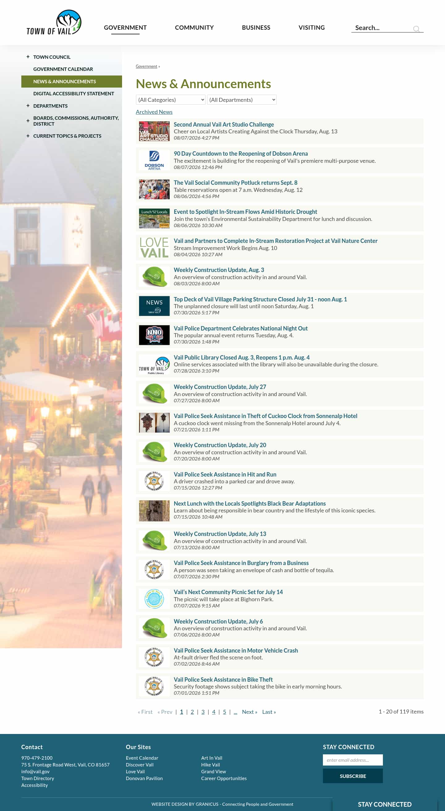 Latest website image capture