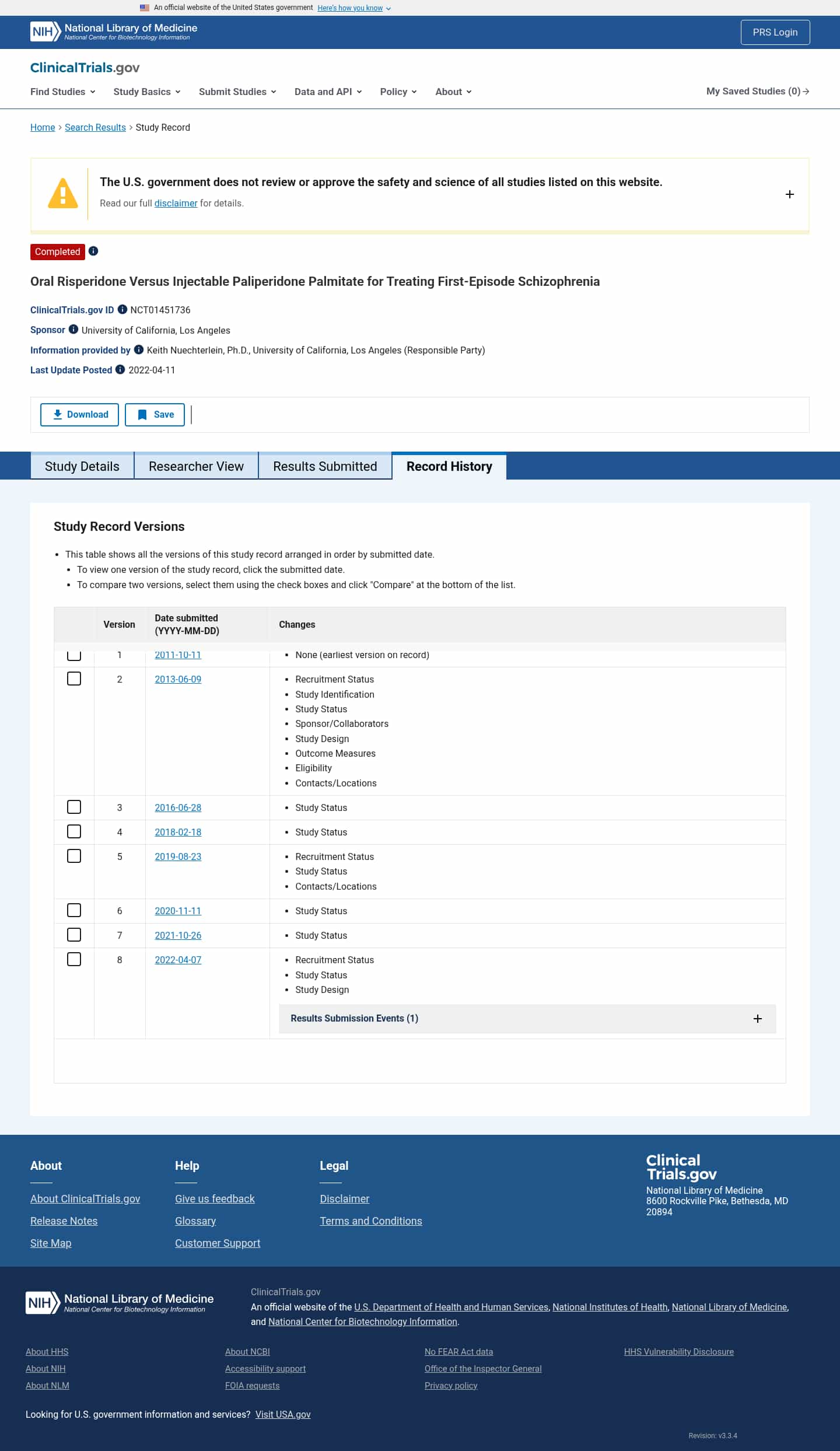Latest website image capture