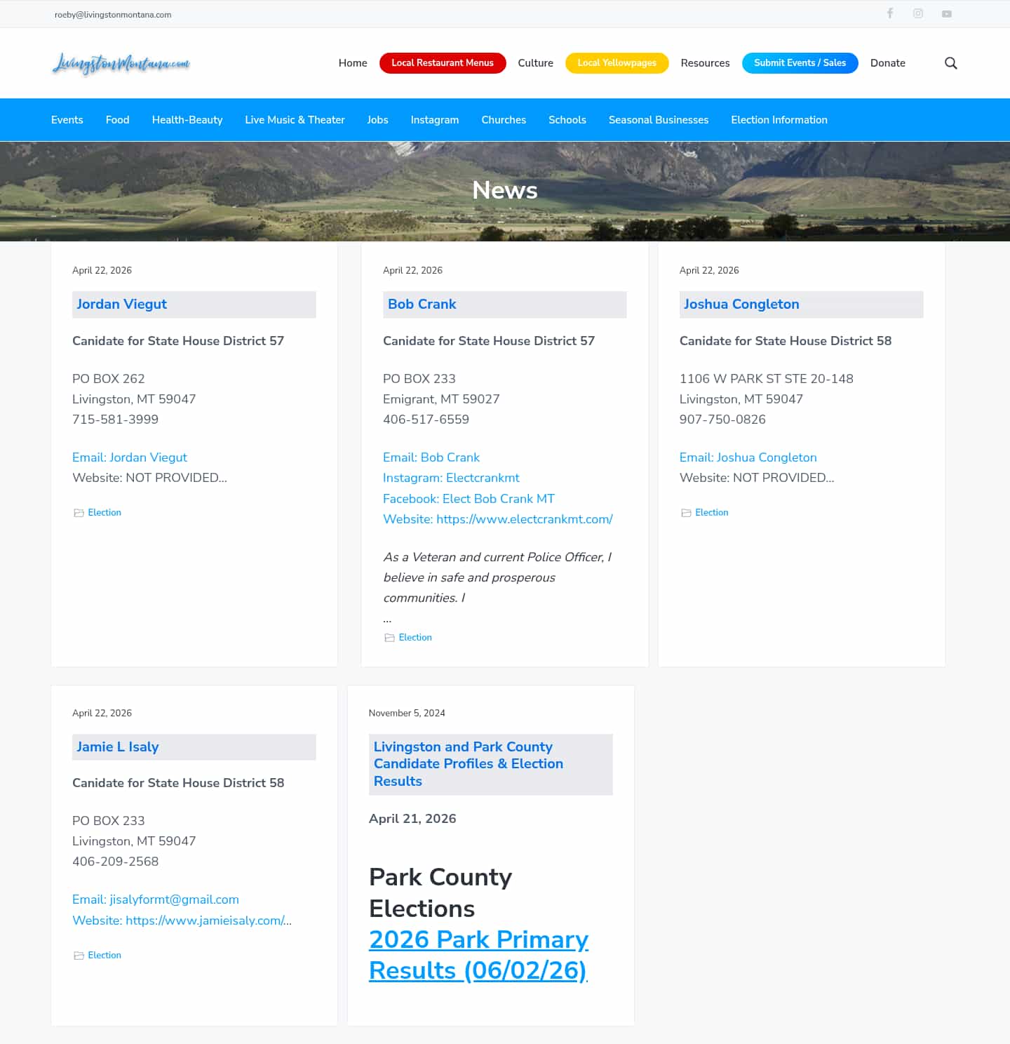 Latest website image capture