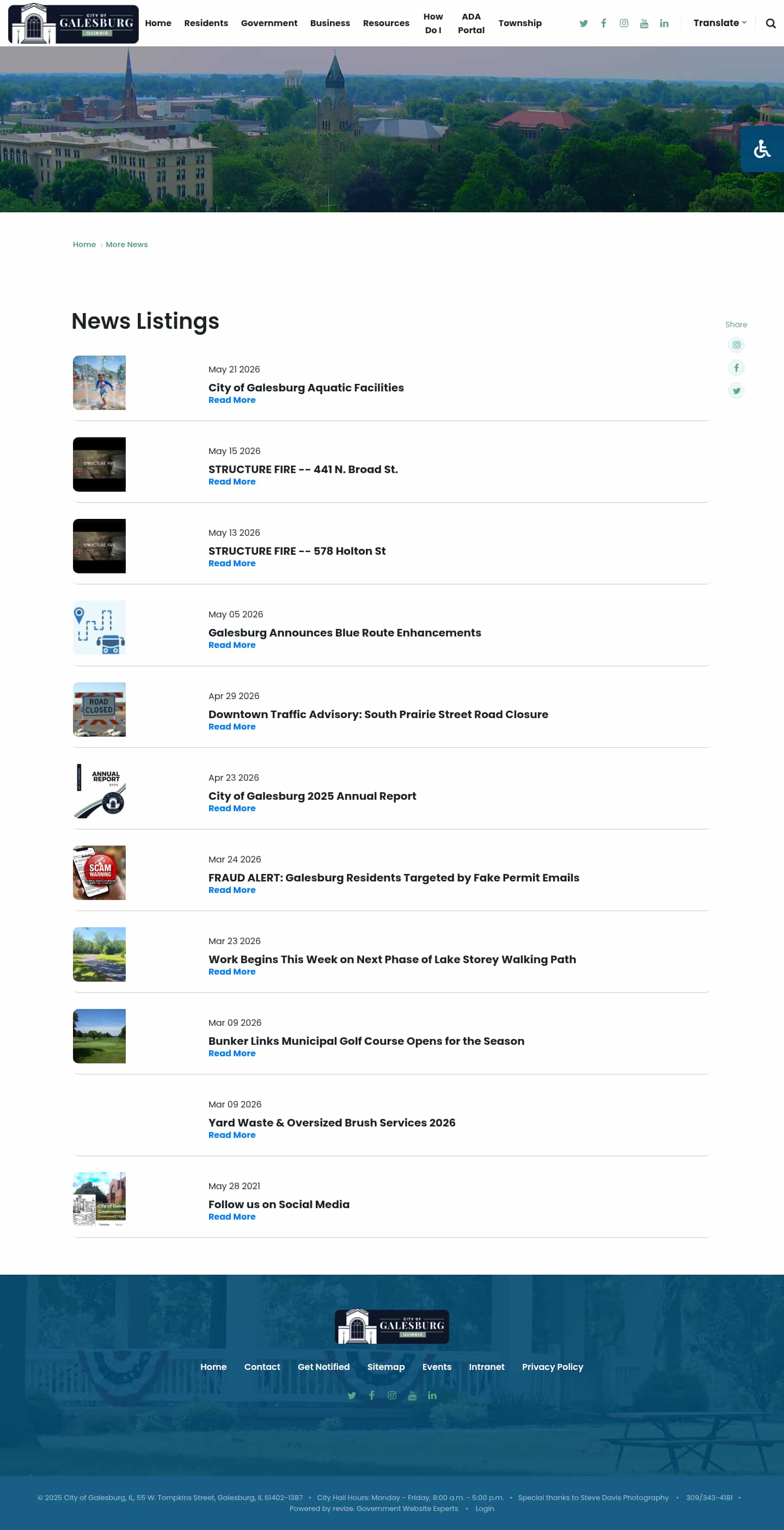 Latest website image capture