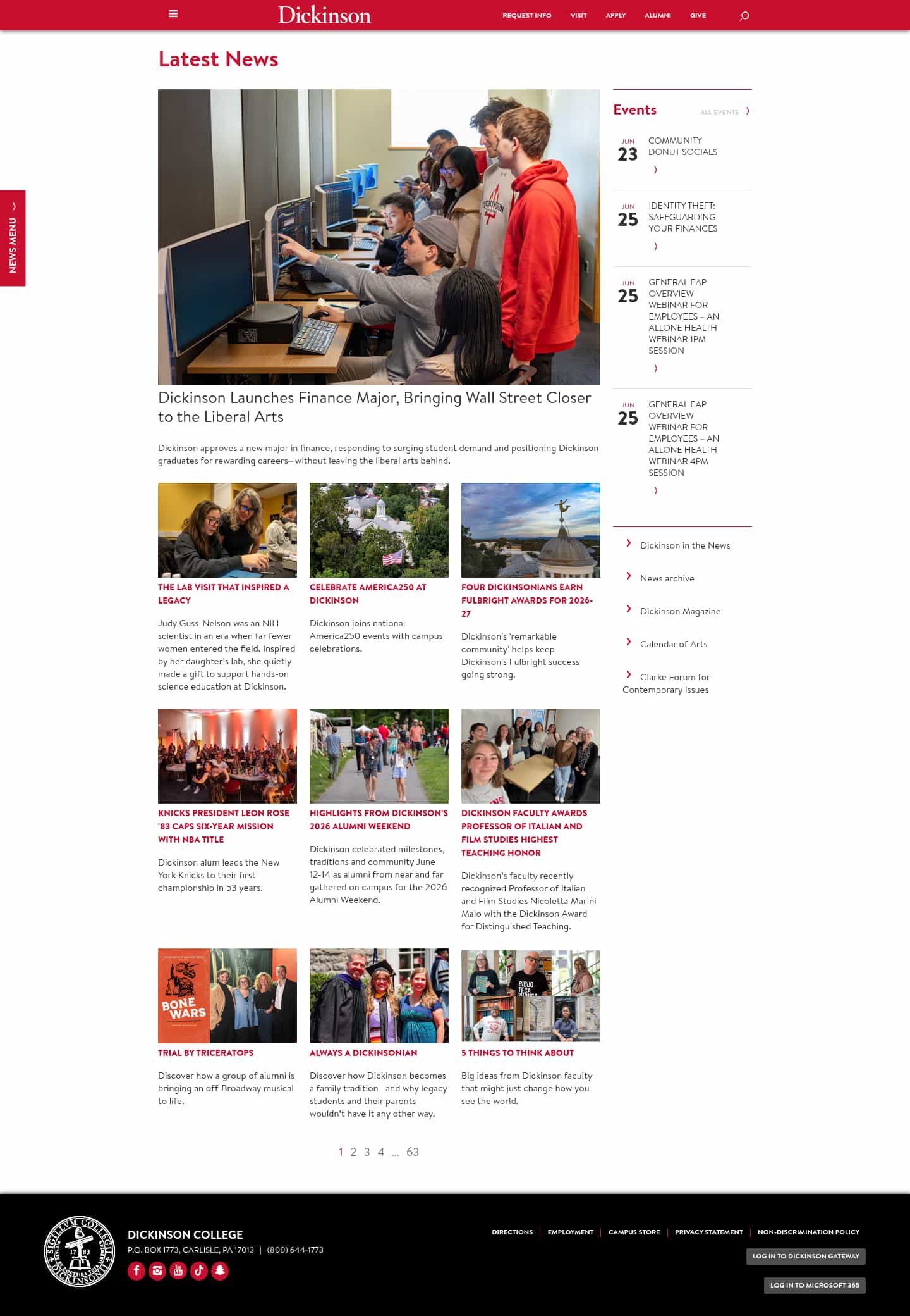 Latest website image capture