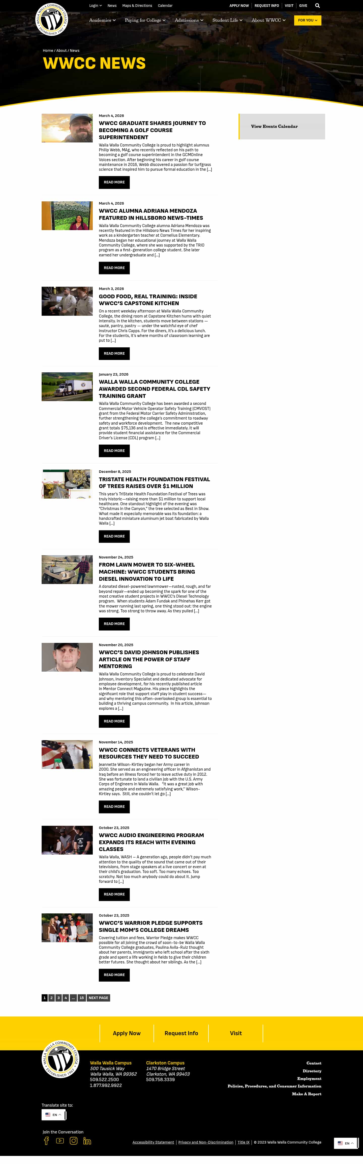 Latest website image capture