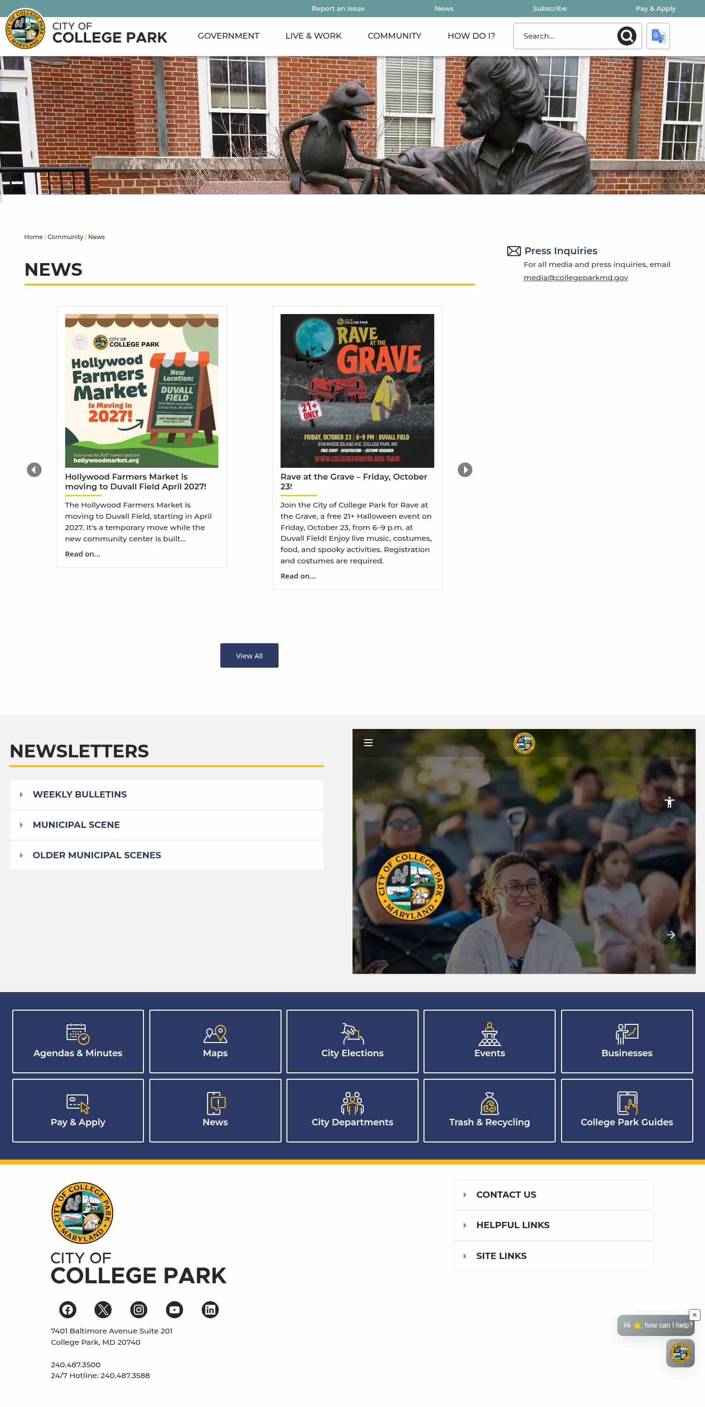 Latest website image capture