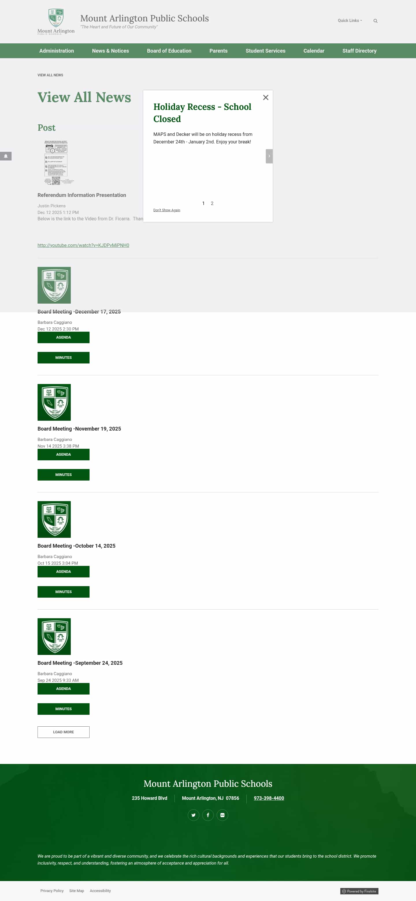 Latest website image capture