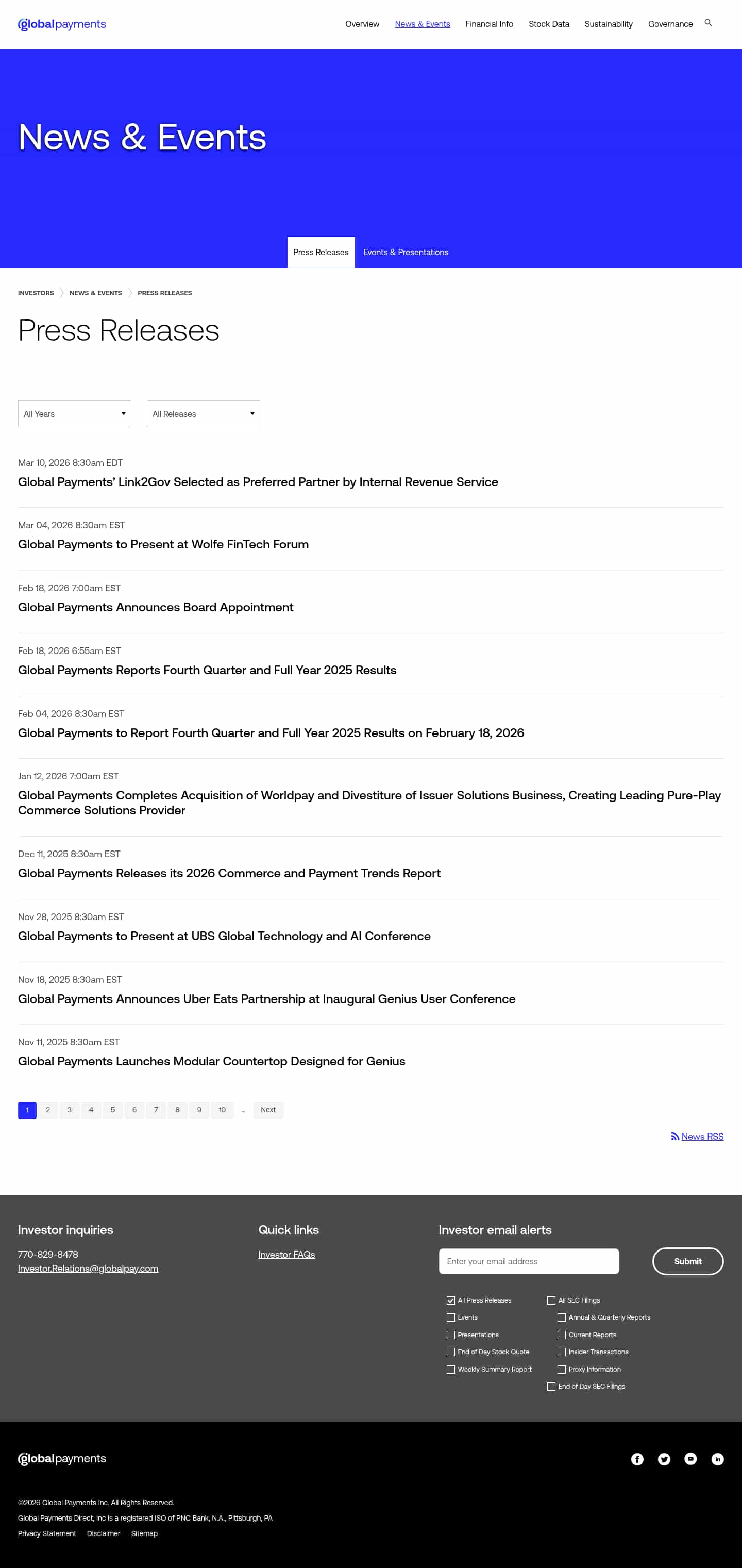 Latest website image capture