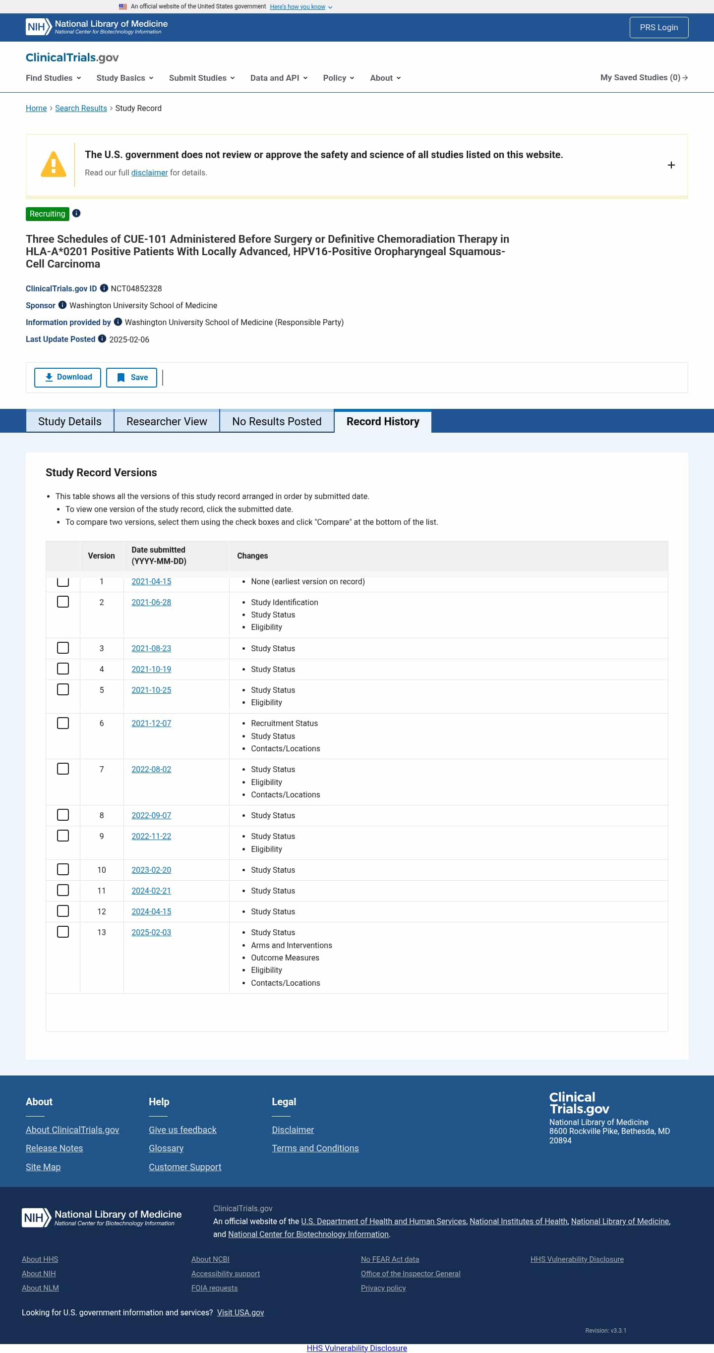 Latest website image capture