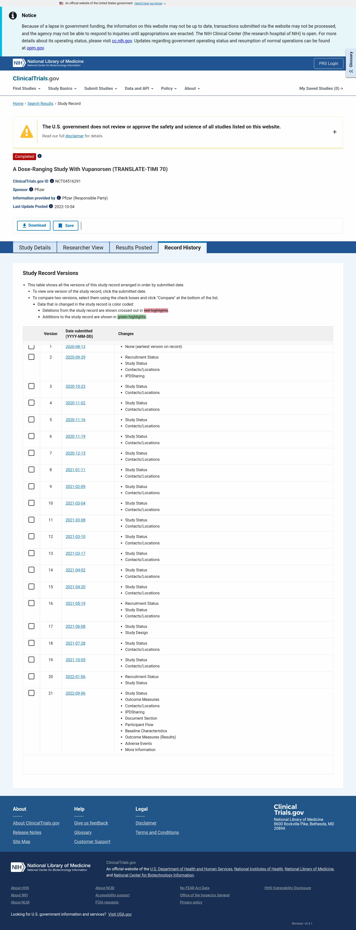 Latest website image capture